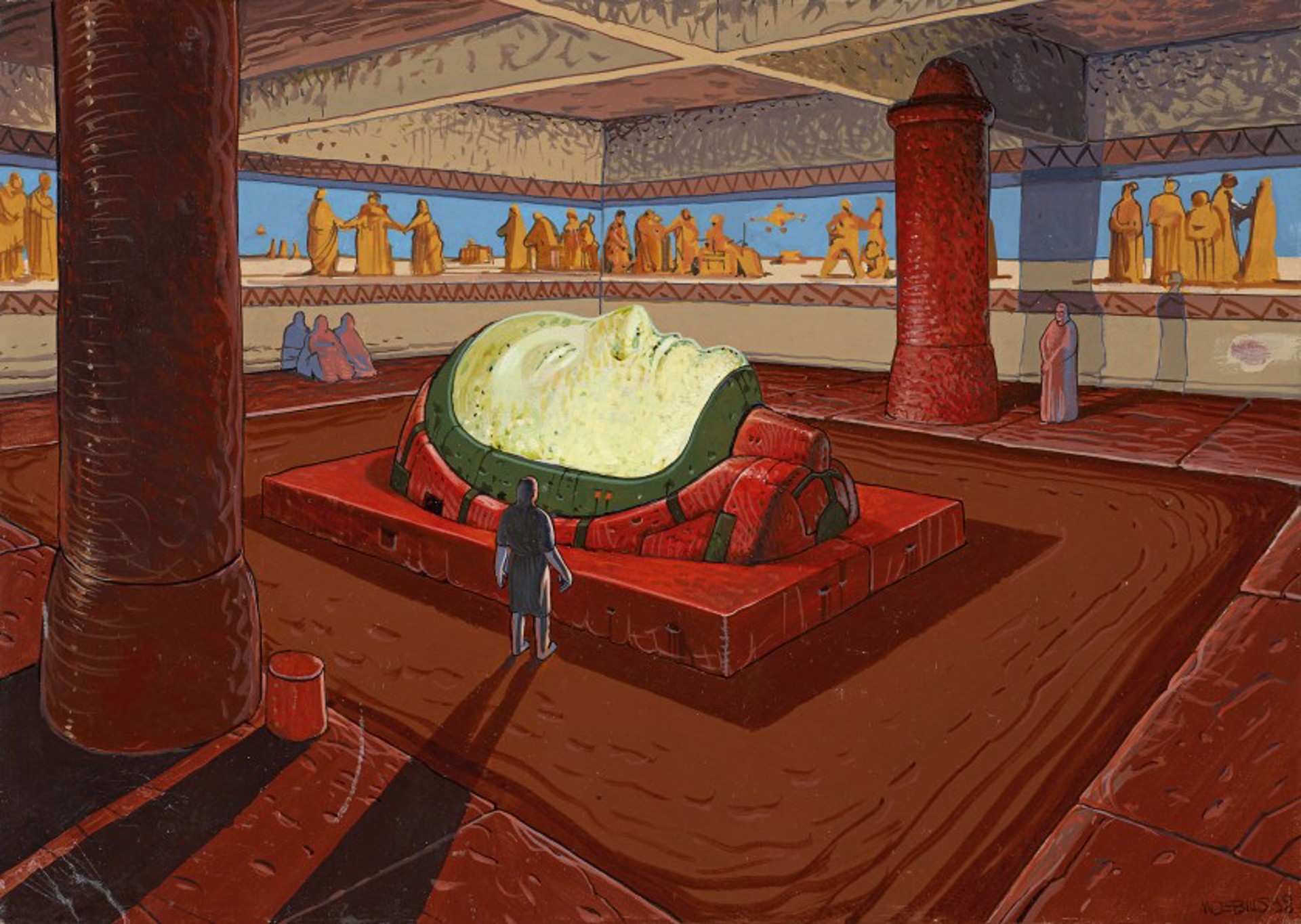 Le Masque Vert by Jean Giraud (Moebius)