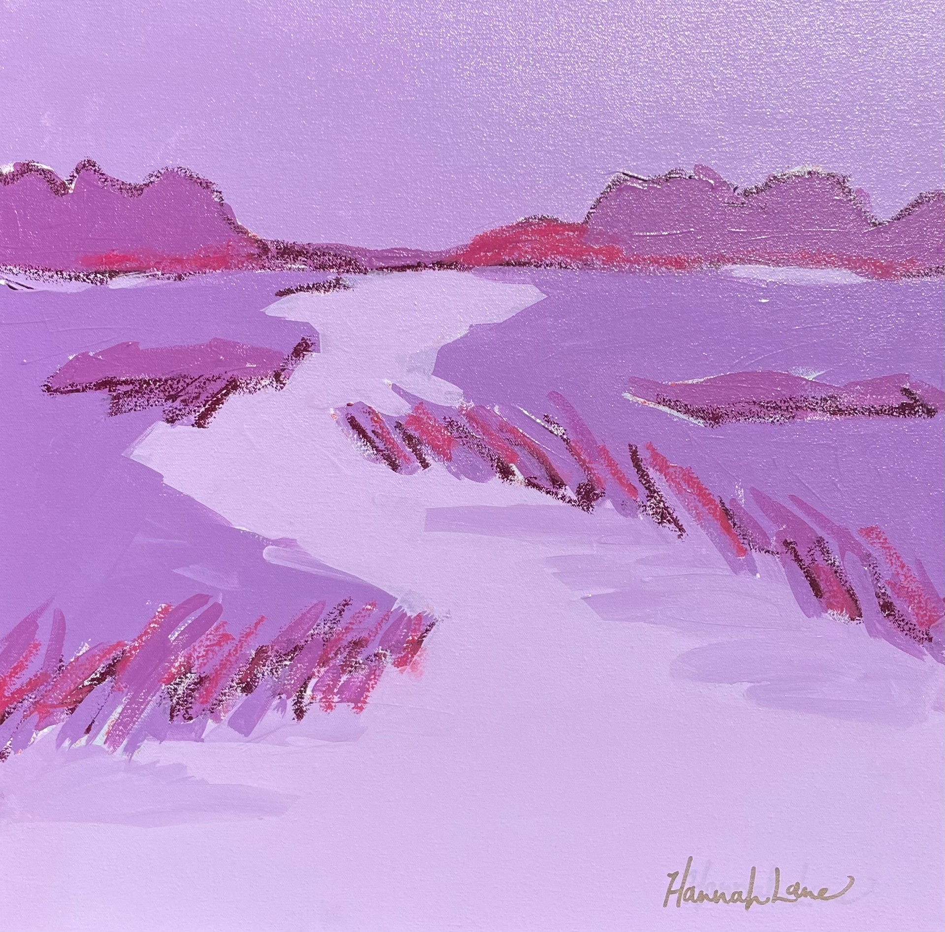 Color Bomb Marsh Magenta by Hannah Lane