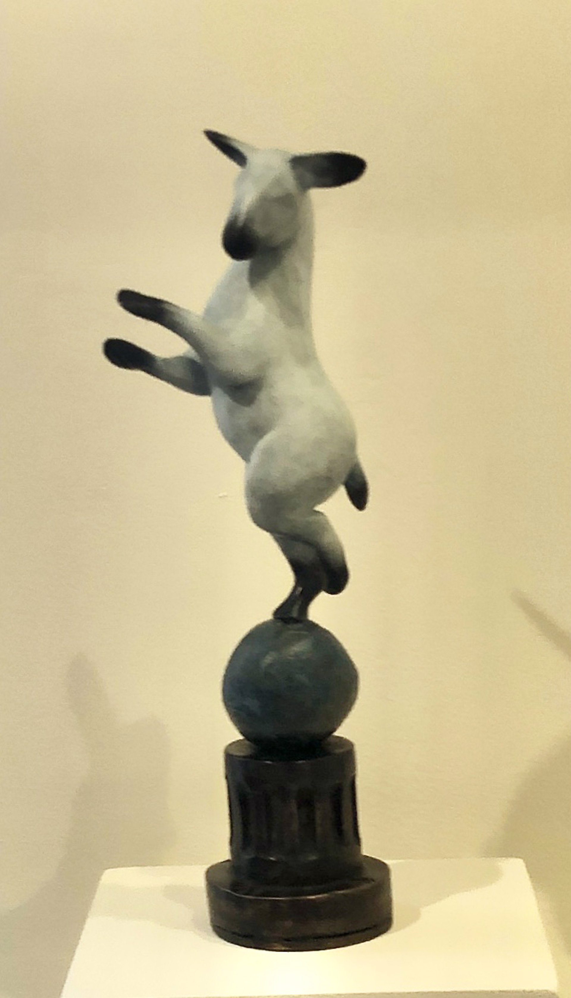 Burro on a Ball by Copper Tritscheller