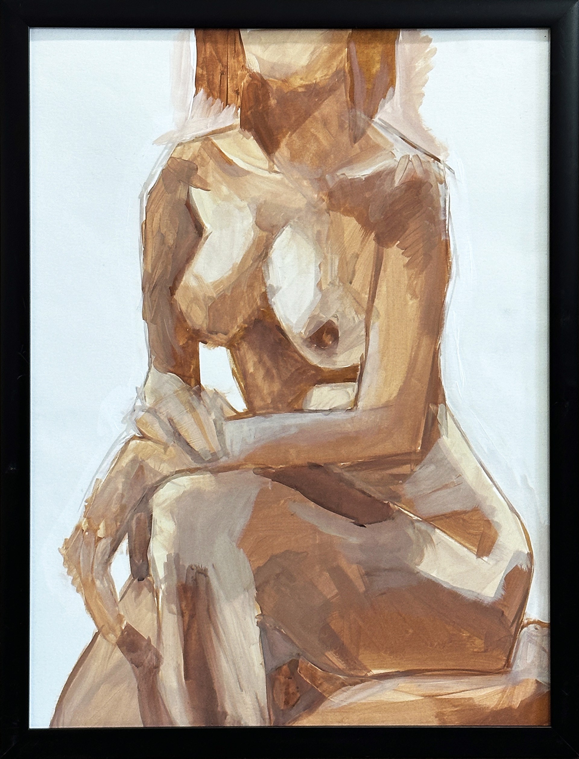 Seated Female Figure by Dave Wright