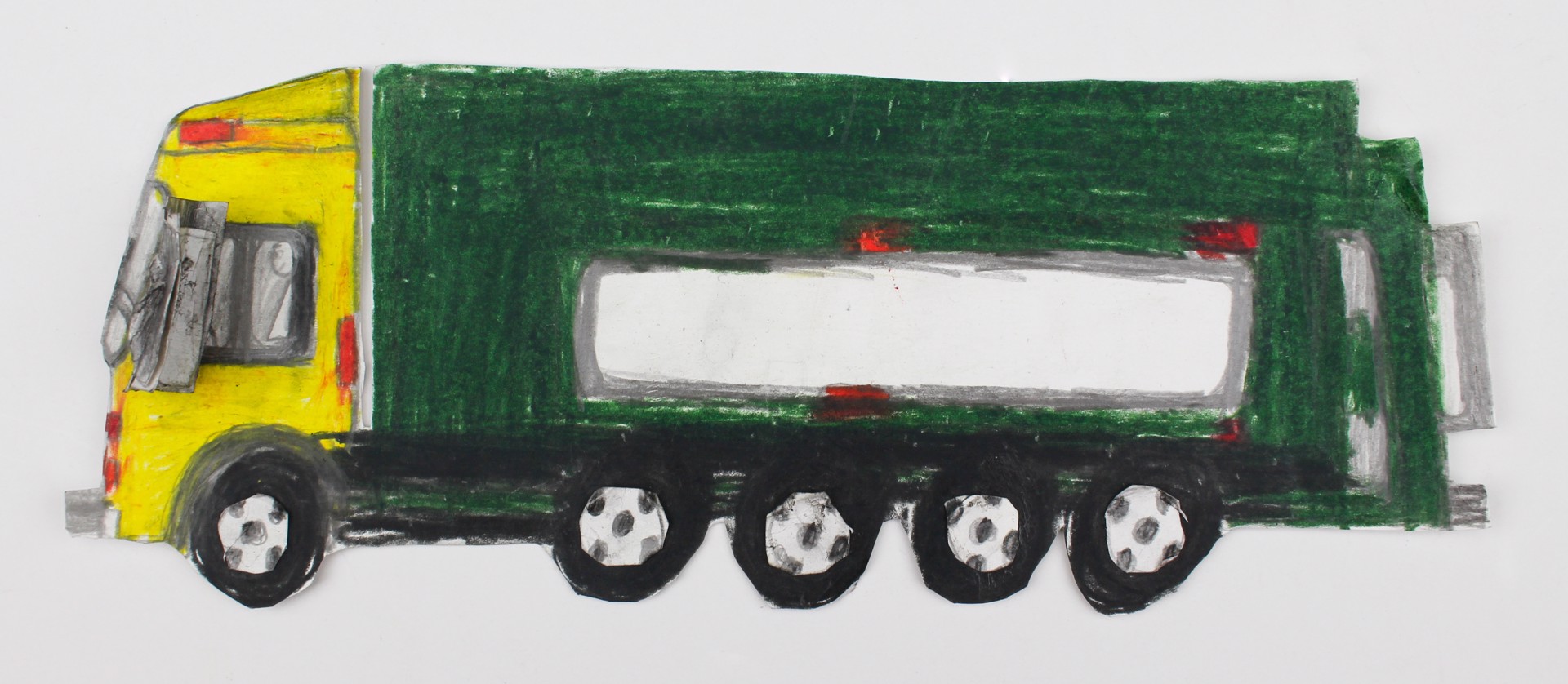 Road Truck (FRAMED) by Michael Haynes