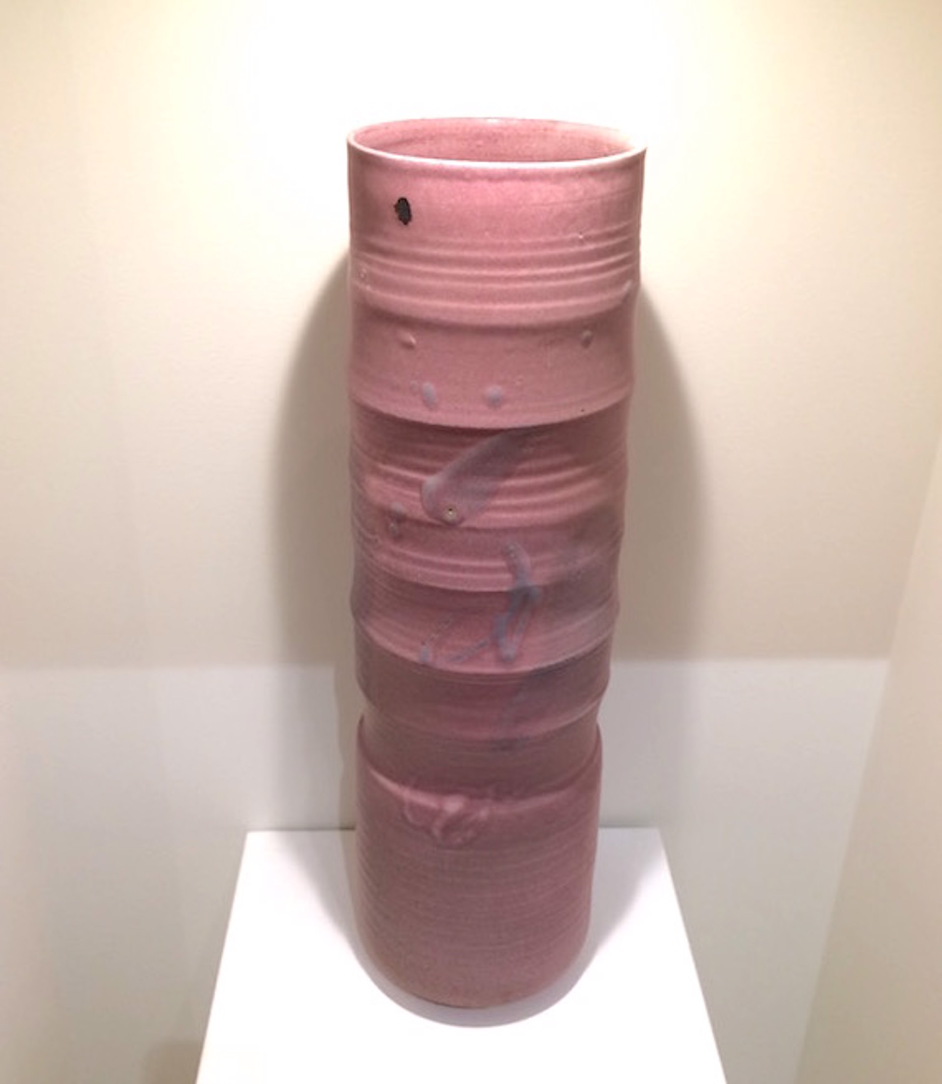 Tall Pink Vase by Kayo O'Young