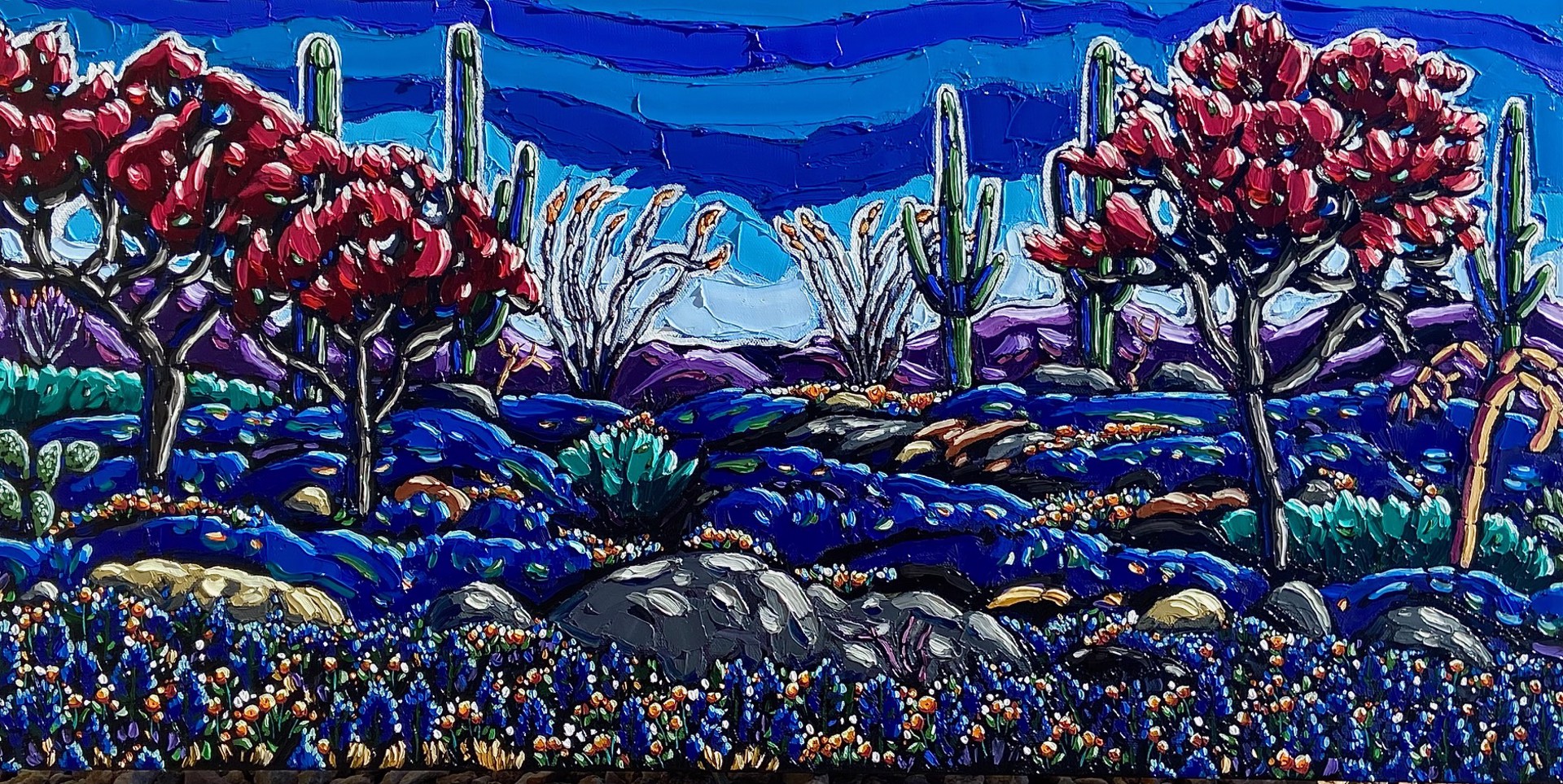 Blue Lupine Fields by Neil Myers