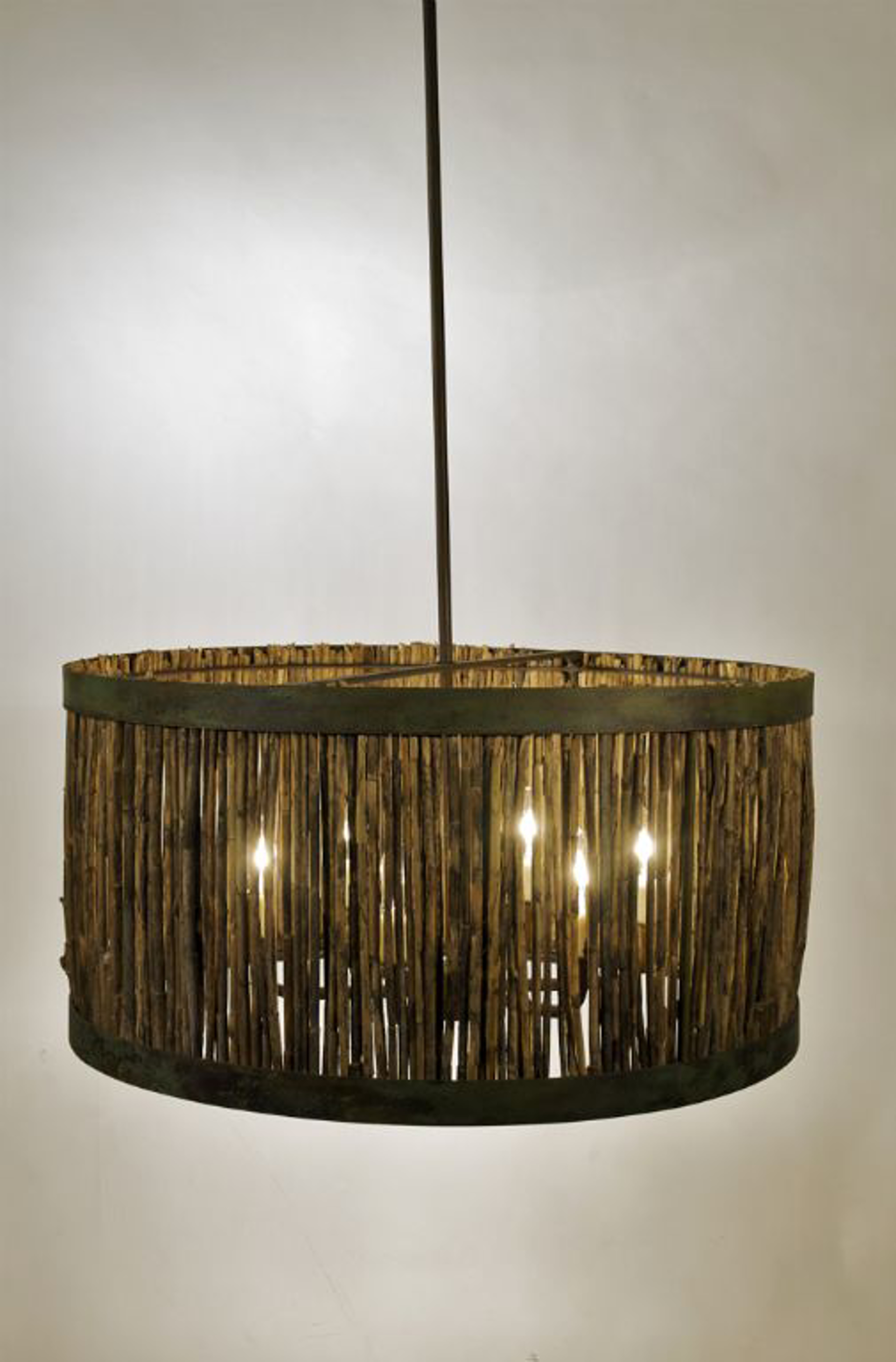 Marsh Grass Drum II by Tim Adams Iron-worker