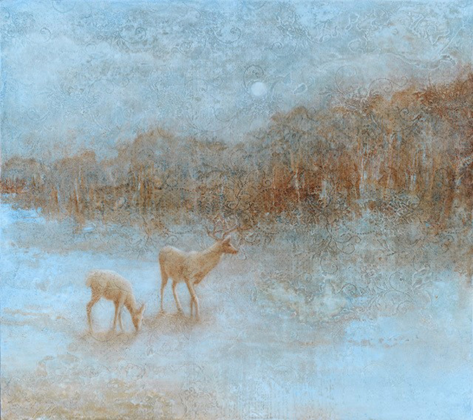 Dusk, December by Susan Hall