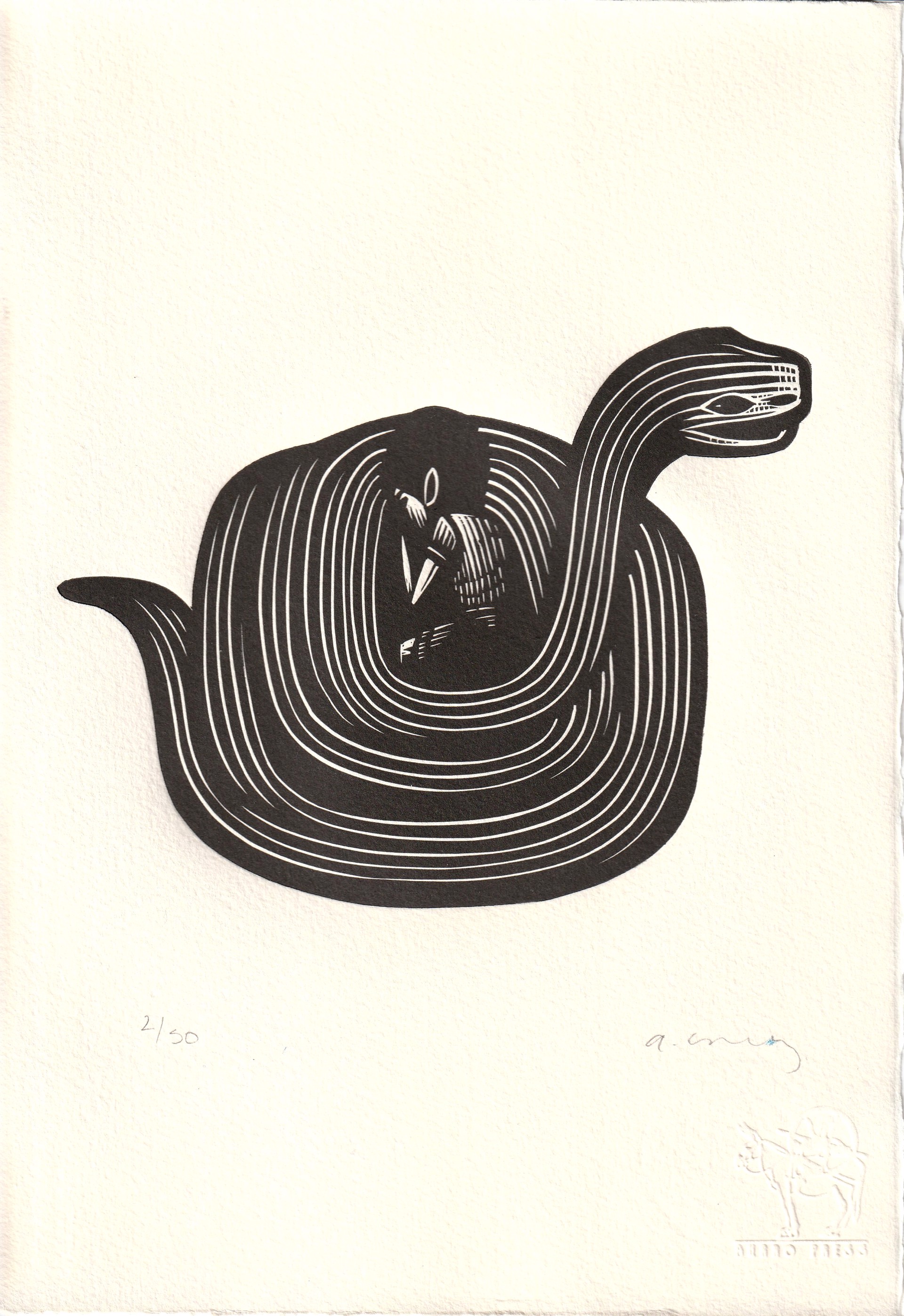Niño y Serpiente by Alberto Cruz