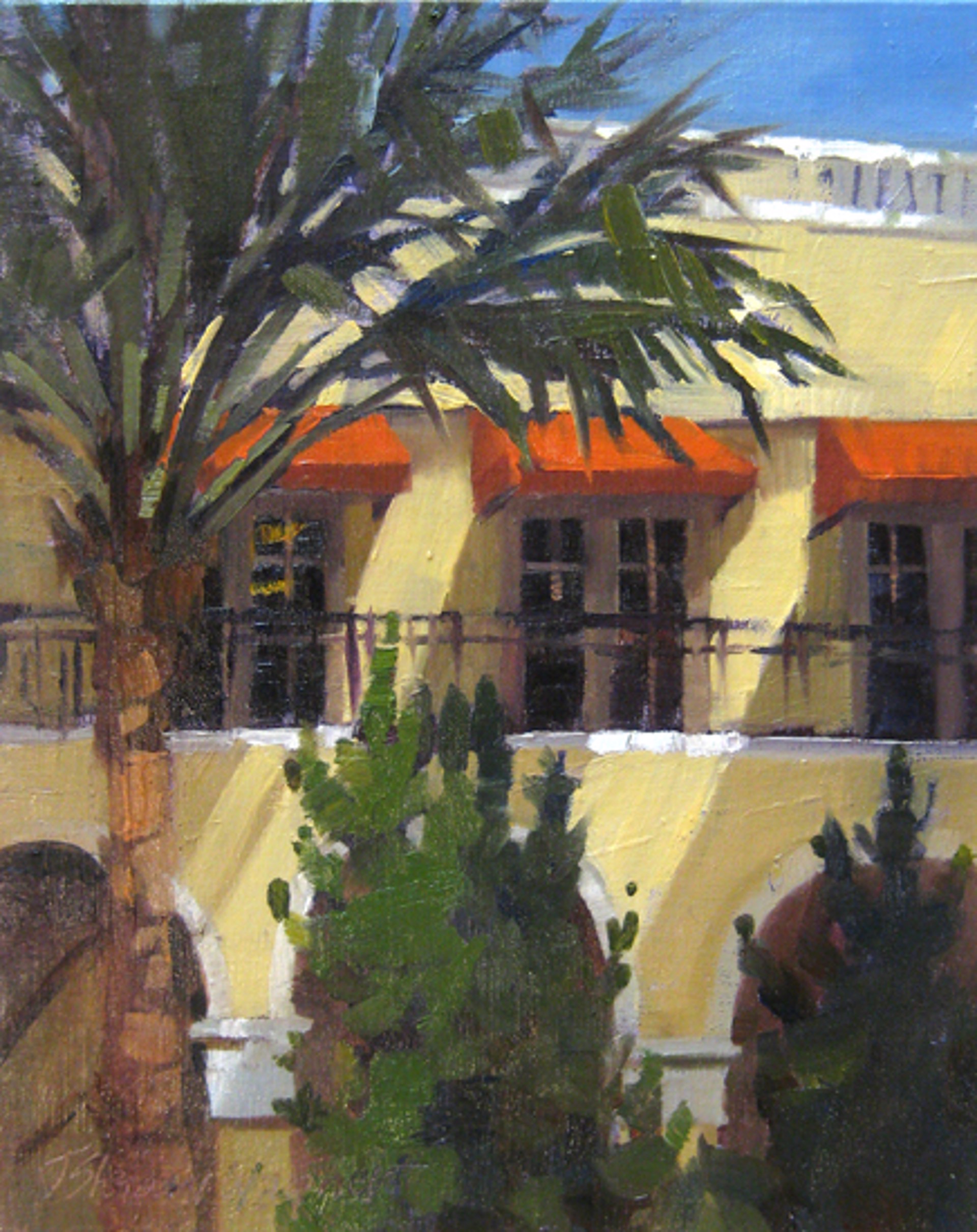Sunlit Balcony by Jill Stefani Wagner