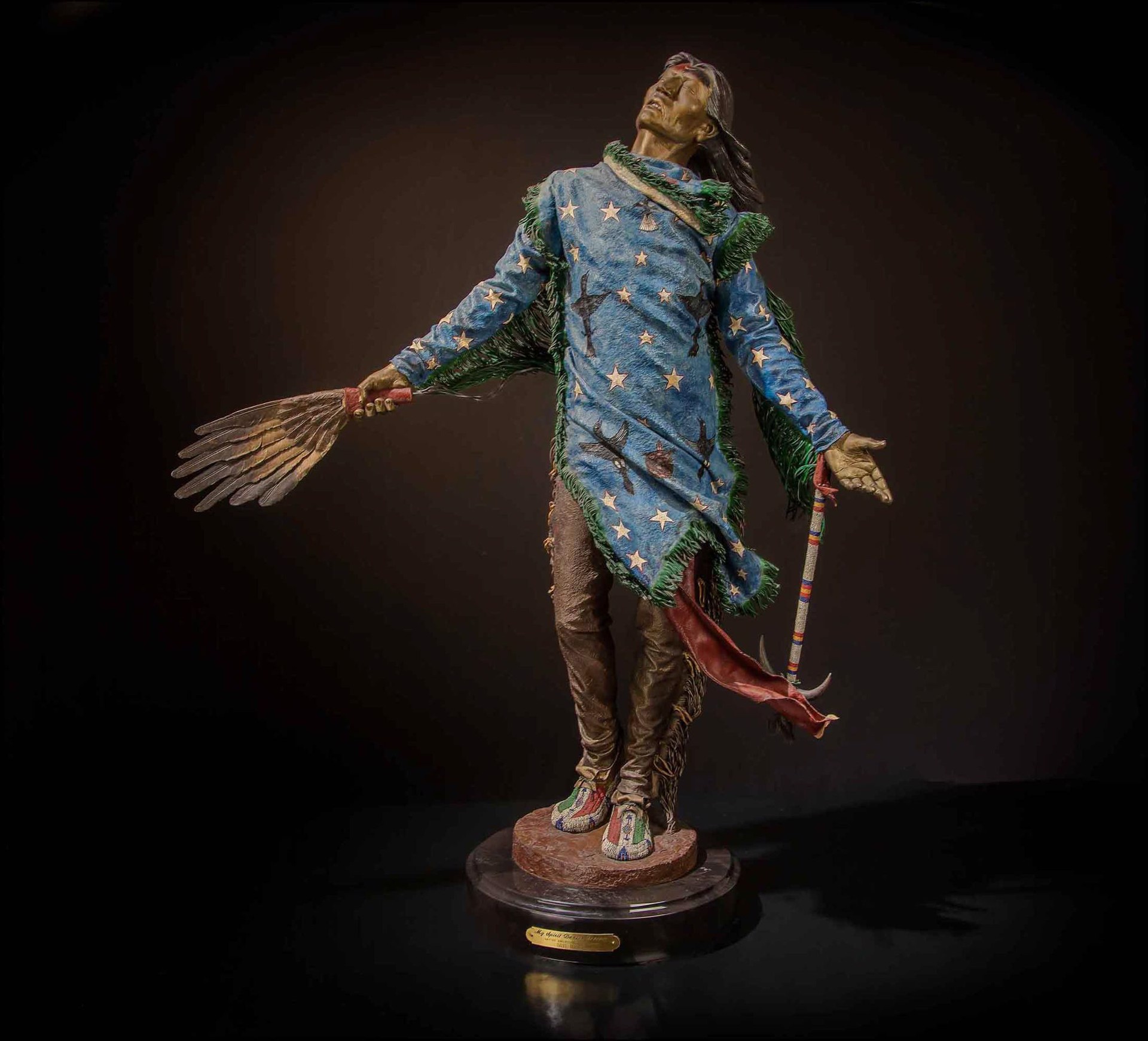 My Spirit Dances Forever (maquette) by Dave McGary (sculptor) (1958-2013)
