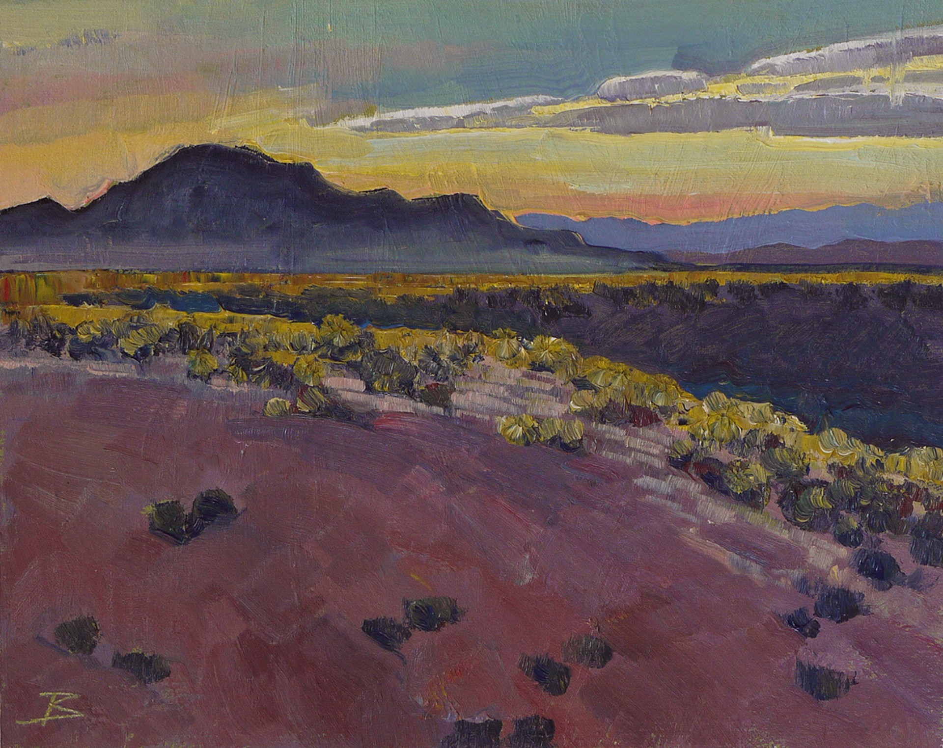 Sunrise, Mud Mountain by Mary Baxter