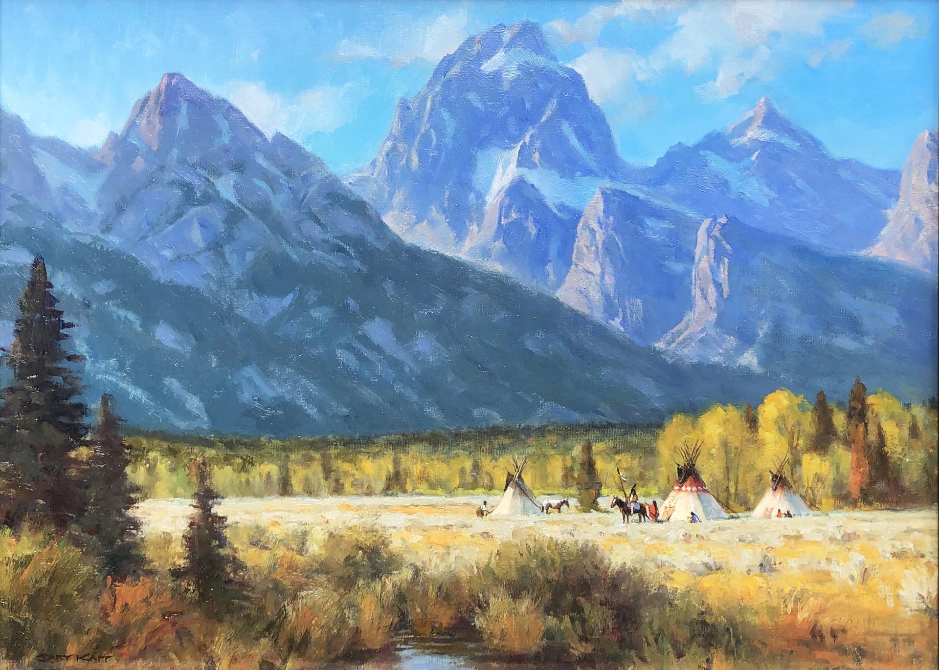 Blackfoot in the Valley by Gary Kapp