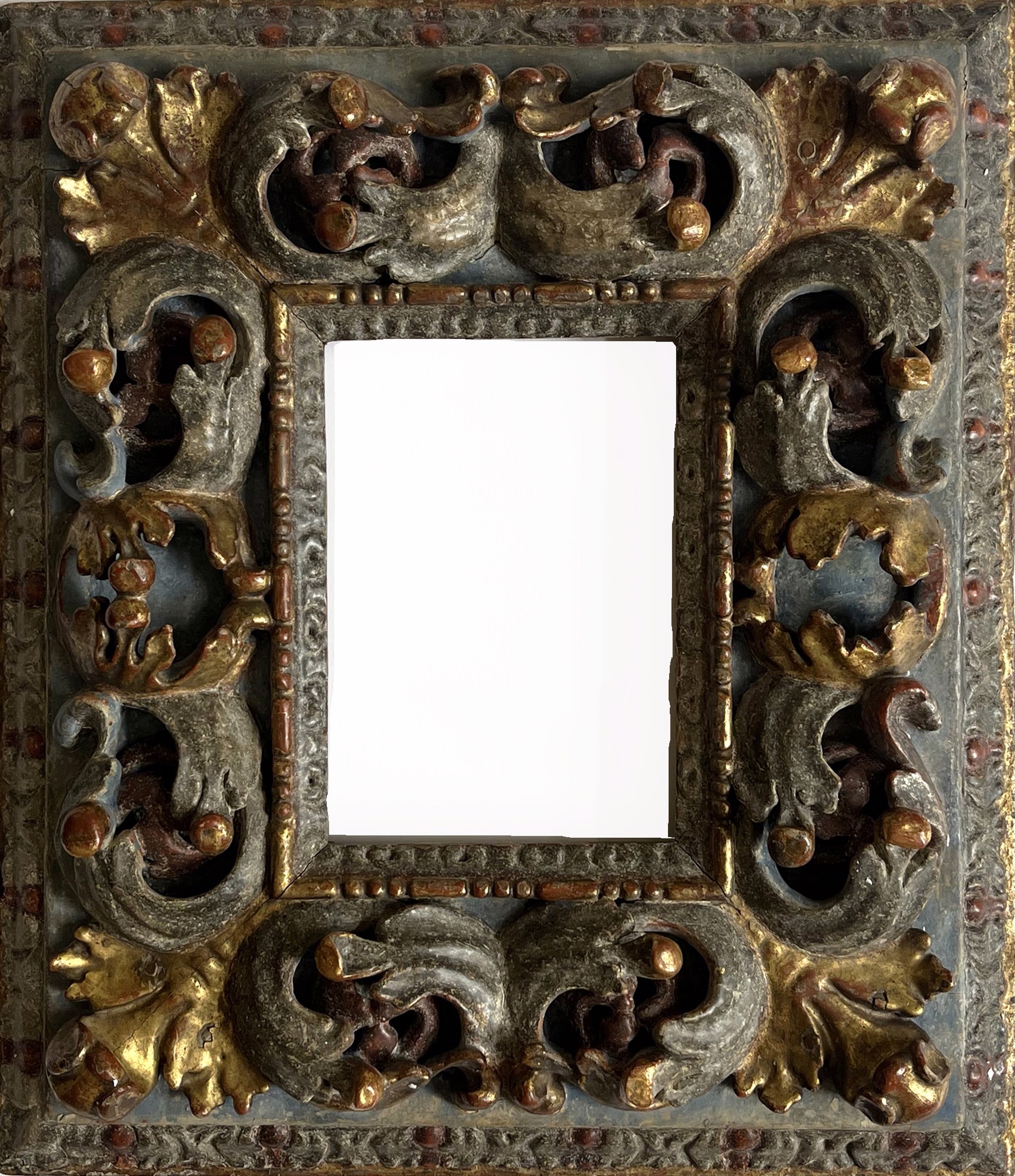 17th Century Spanish Hand Carved Frame by Antique Frame