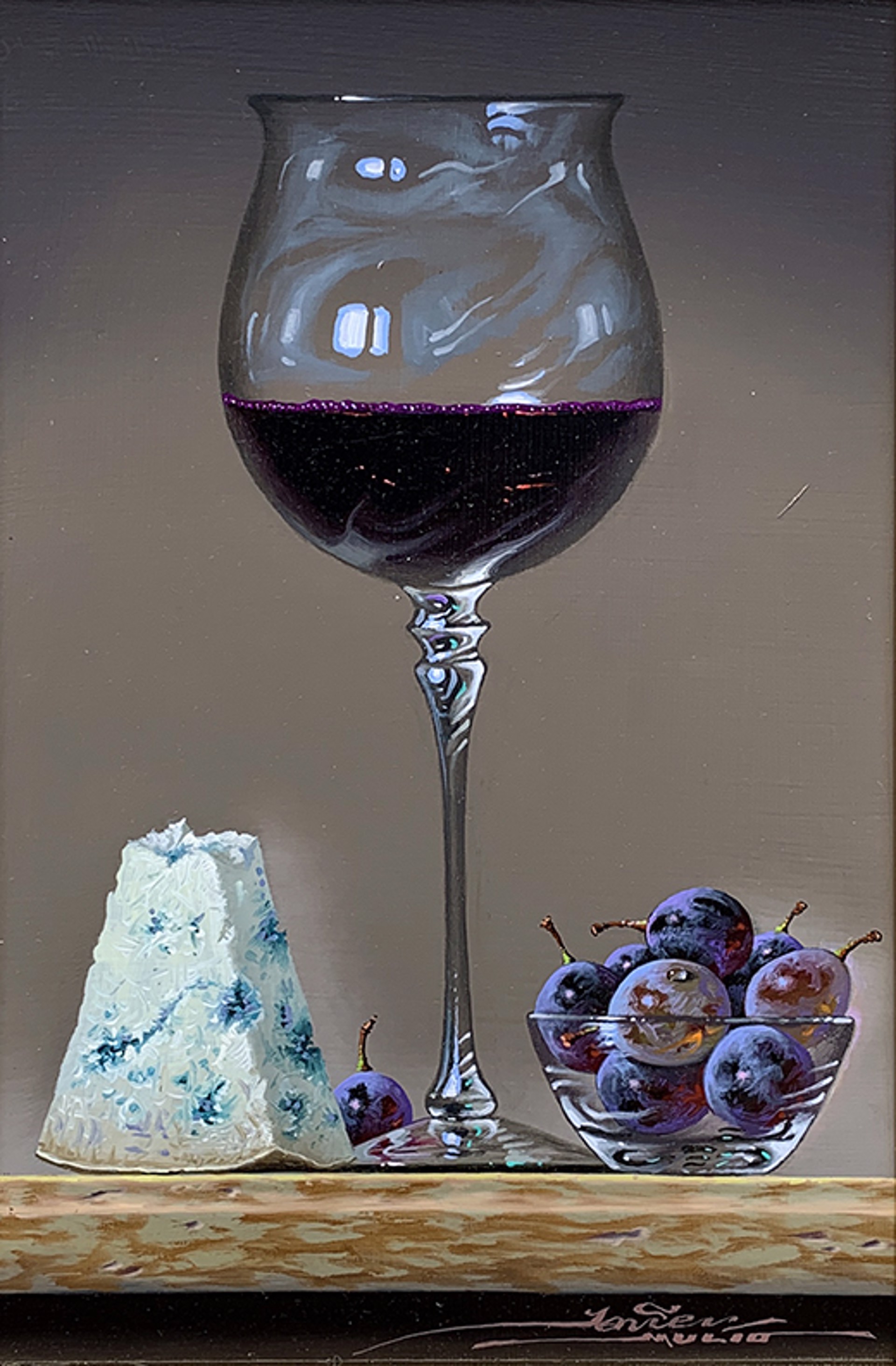 Wine & Cheese by Javier Mulio