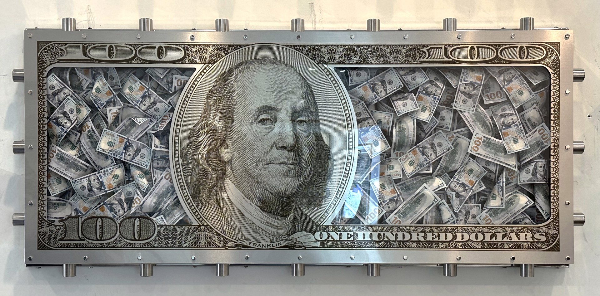 Dollar Bill Floating Cash by Paul Nagy