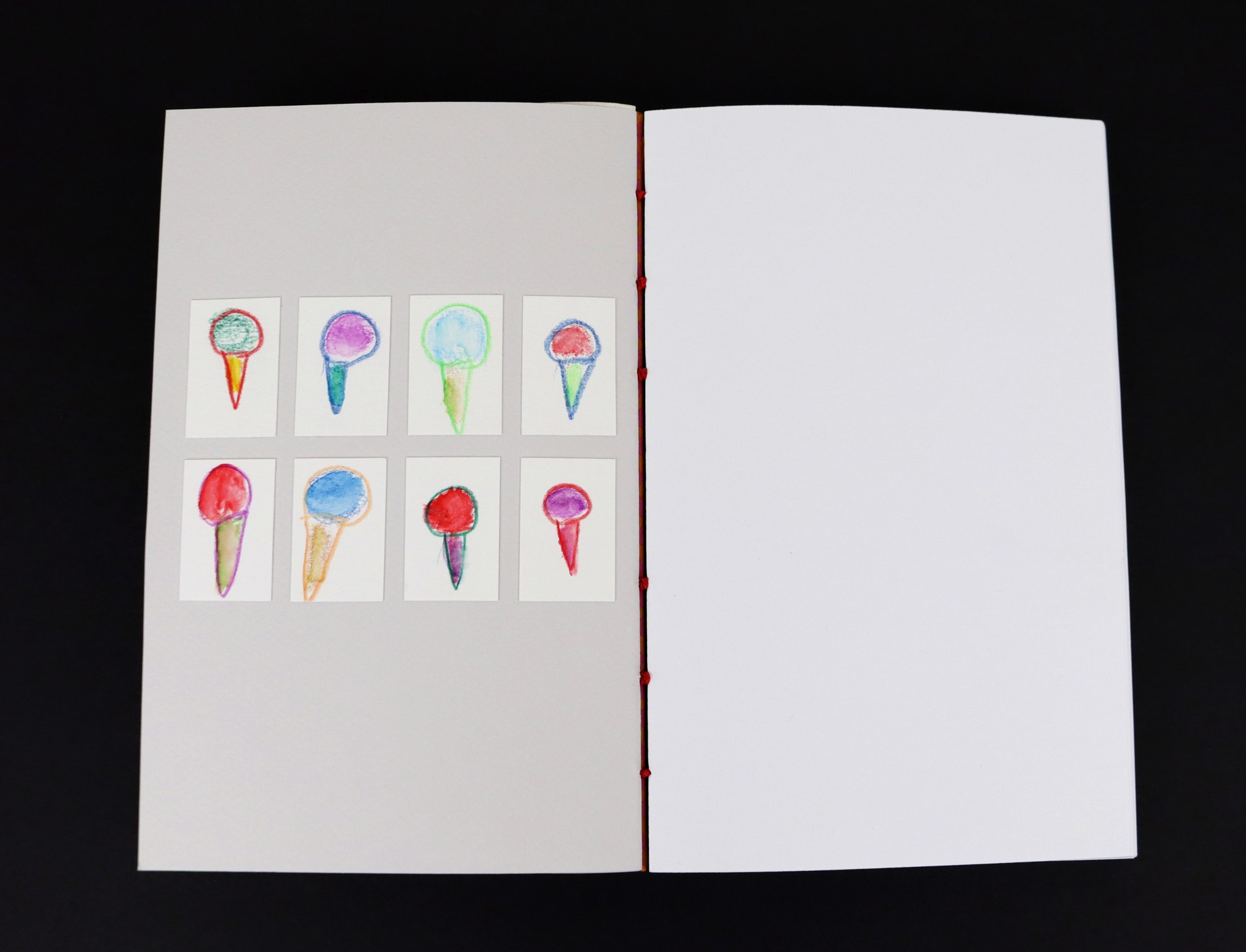 "38 Flavors" Handmade Art Journal by Robert Corcoran