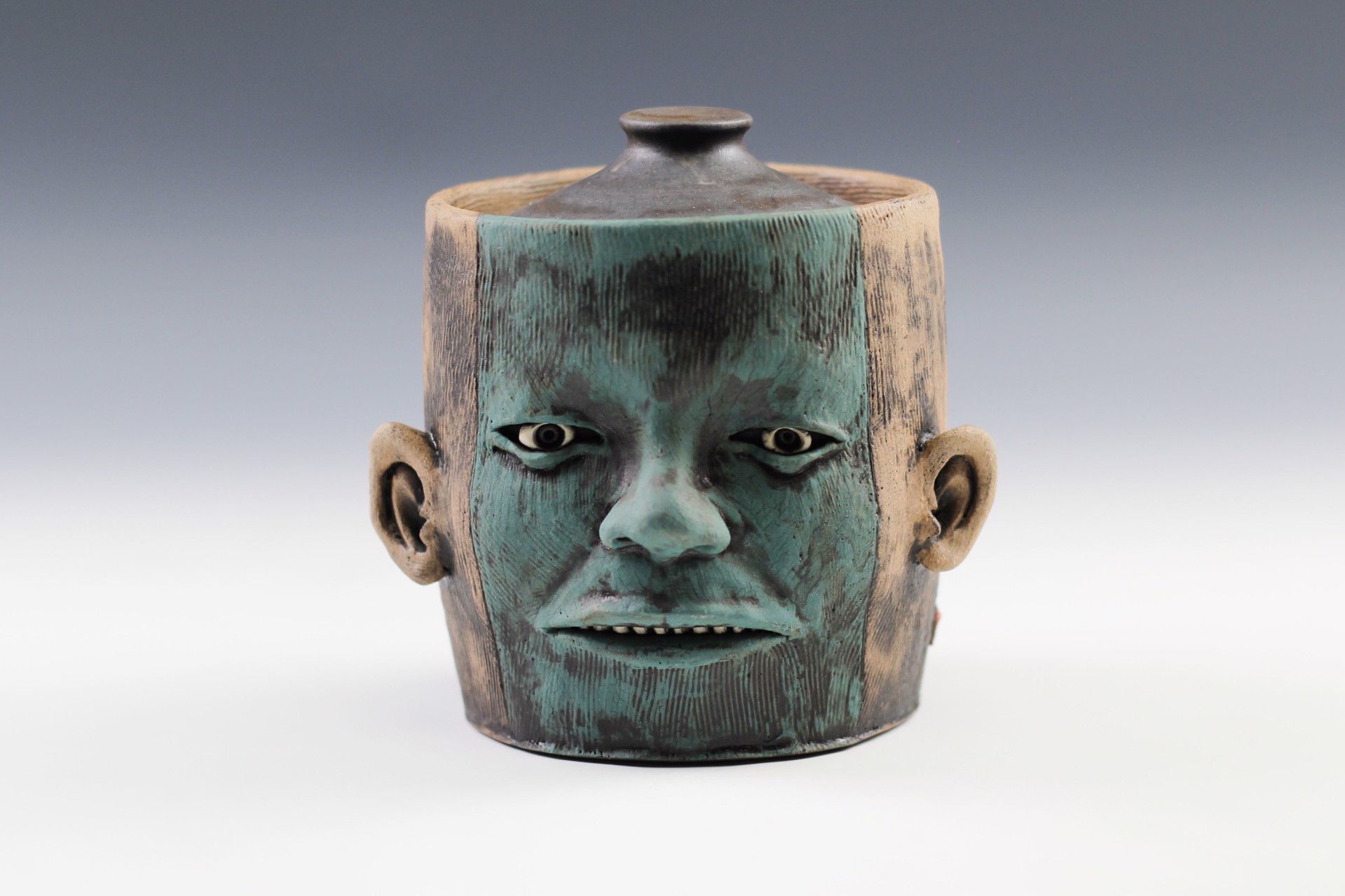 Small Face Jar by Ryan Myers
