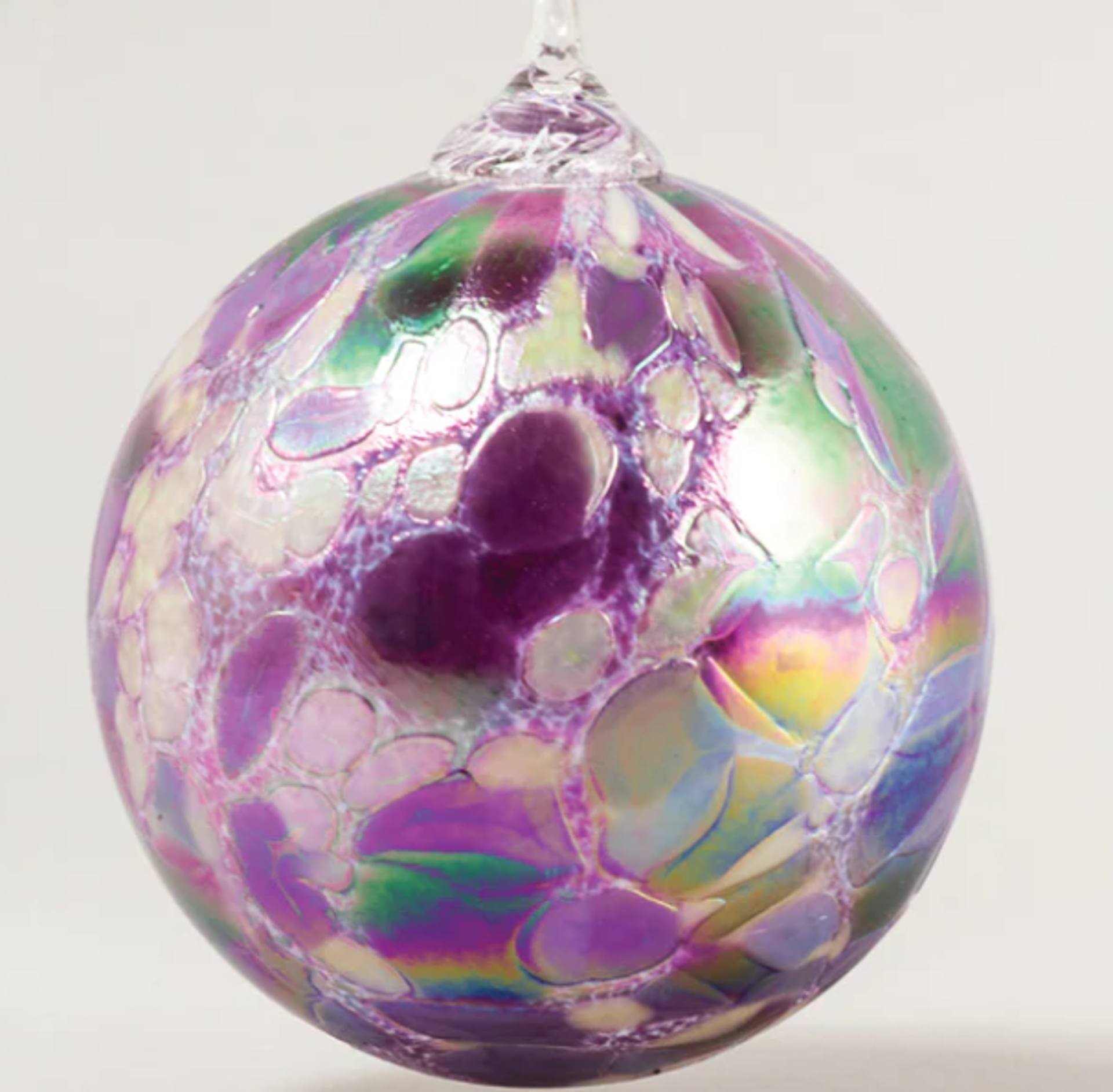 Ornament | Purple Pansy by Glass Eye