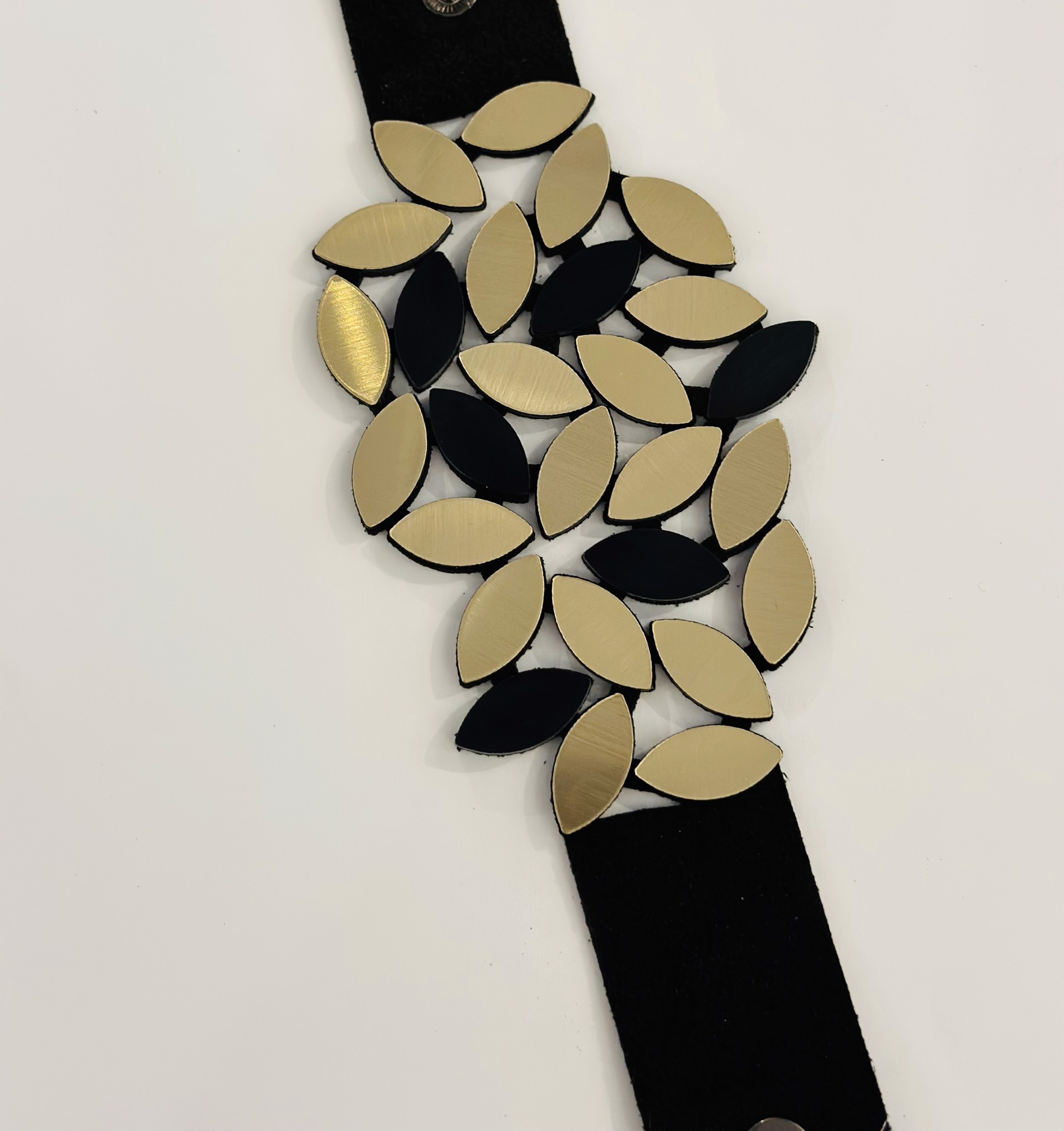 Kate Leaves Bracelet gold/blk by ISKIN Nikaia Inc.