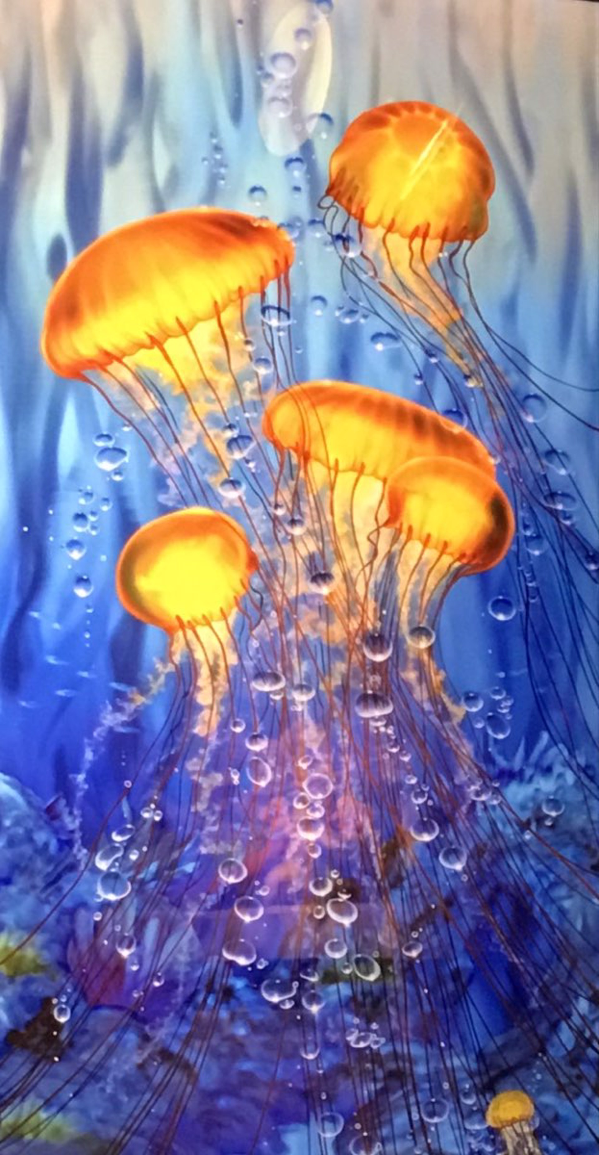Fantastic Four Jellyfish by Dennis Mathewson