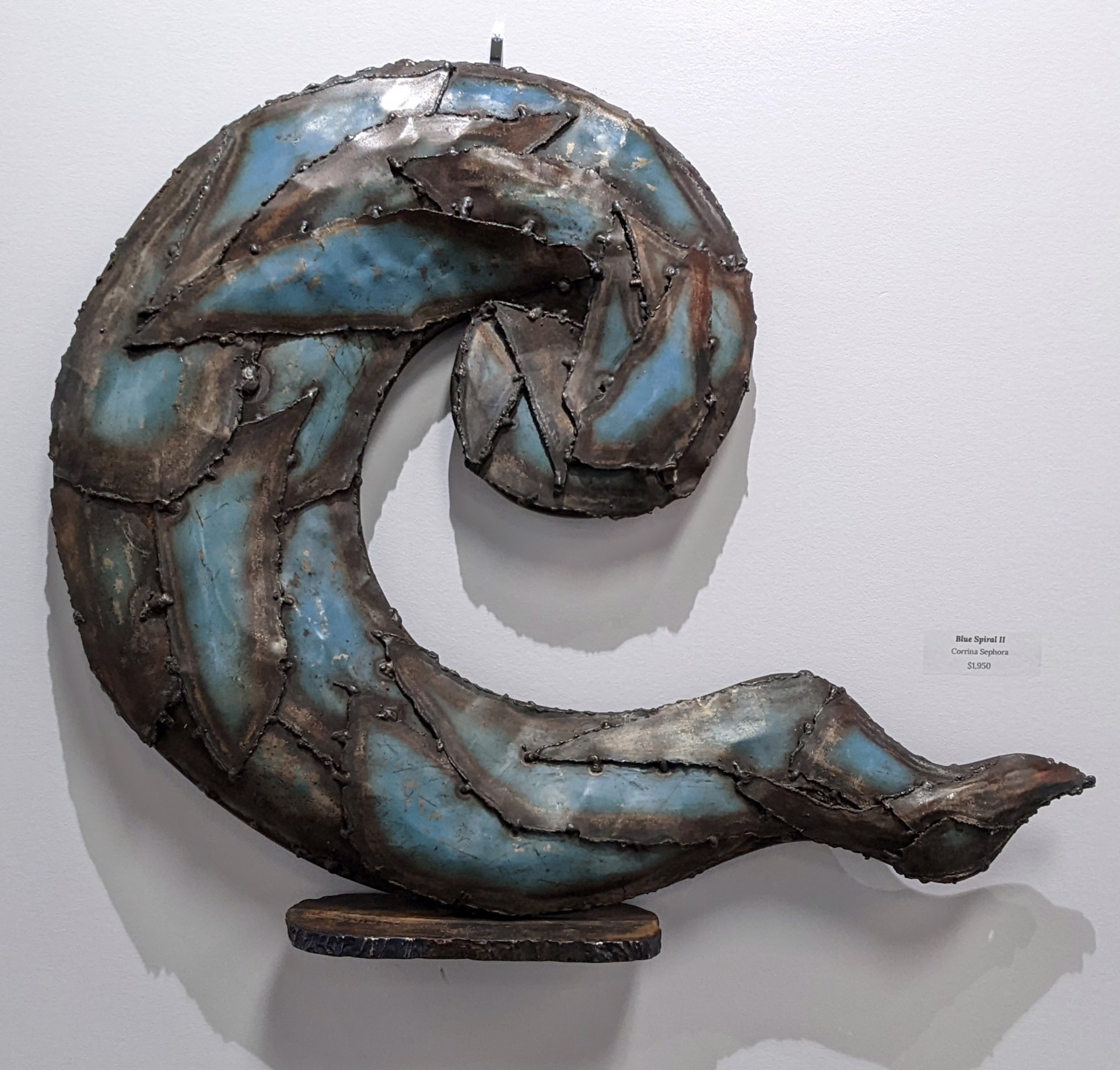 Blue Spiral II by Corrina Sephora