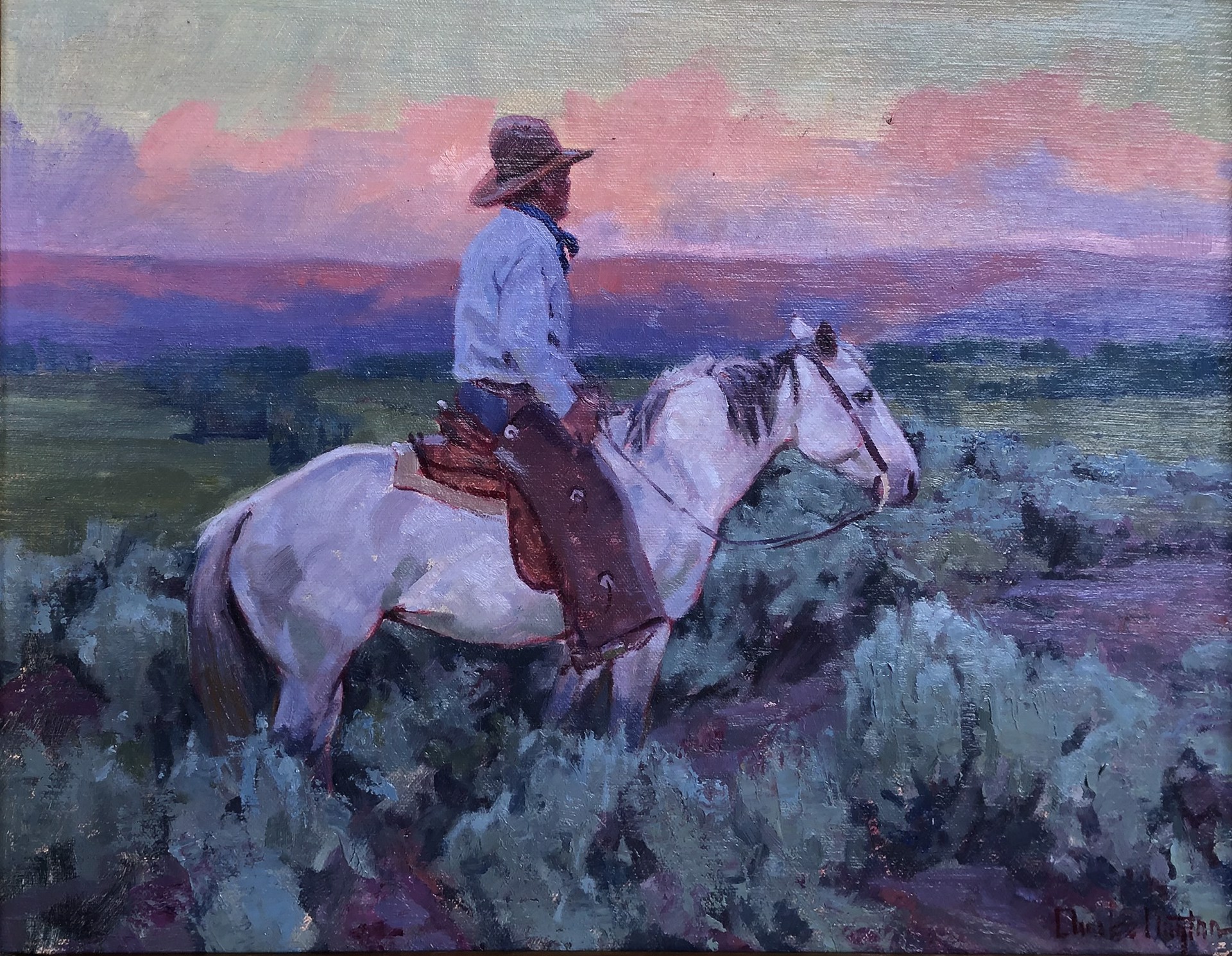 Over the Cottonwood Ranch by Charles Dayton