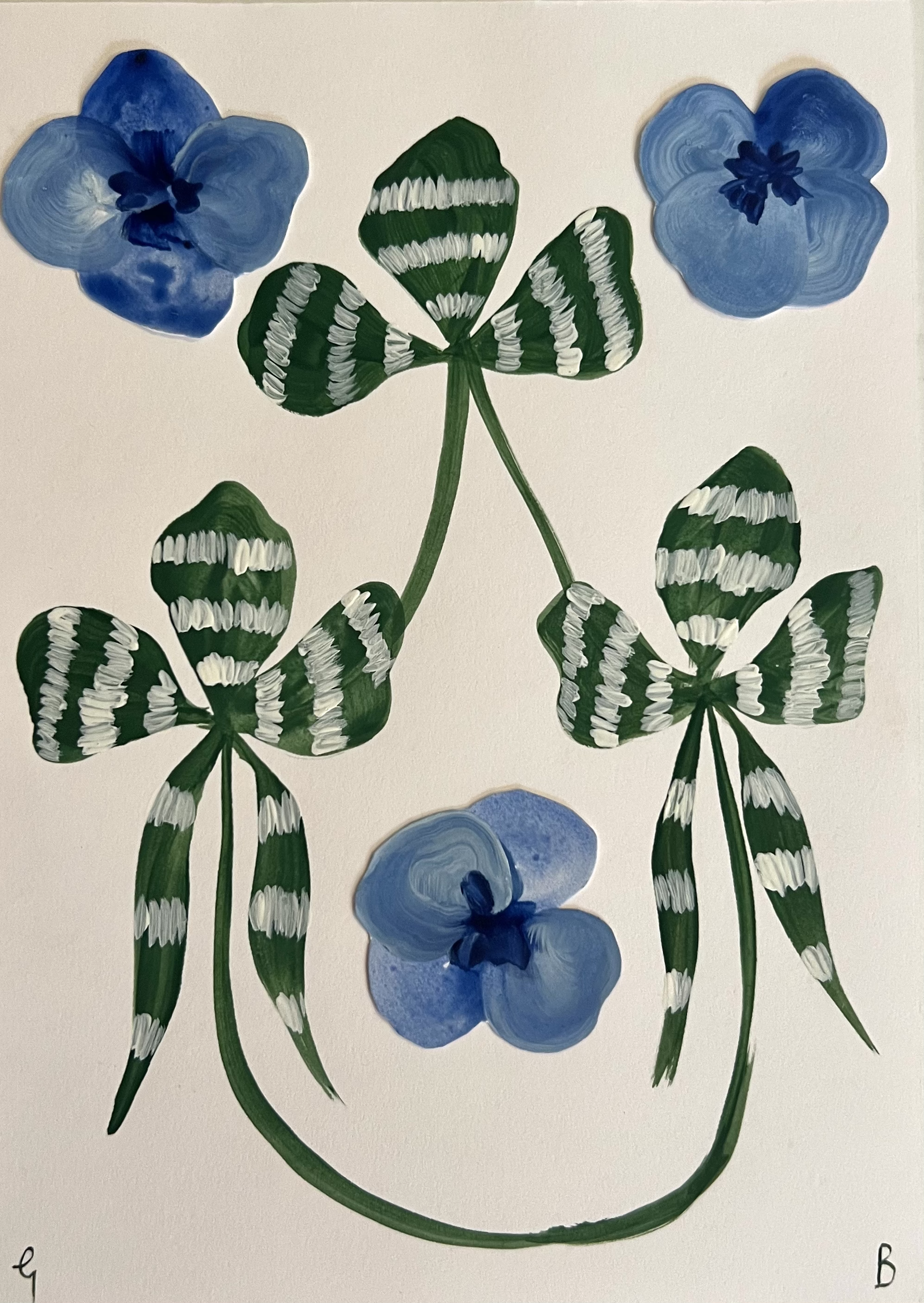 Buttercup Clover Study by Georgia Beaumont