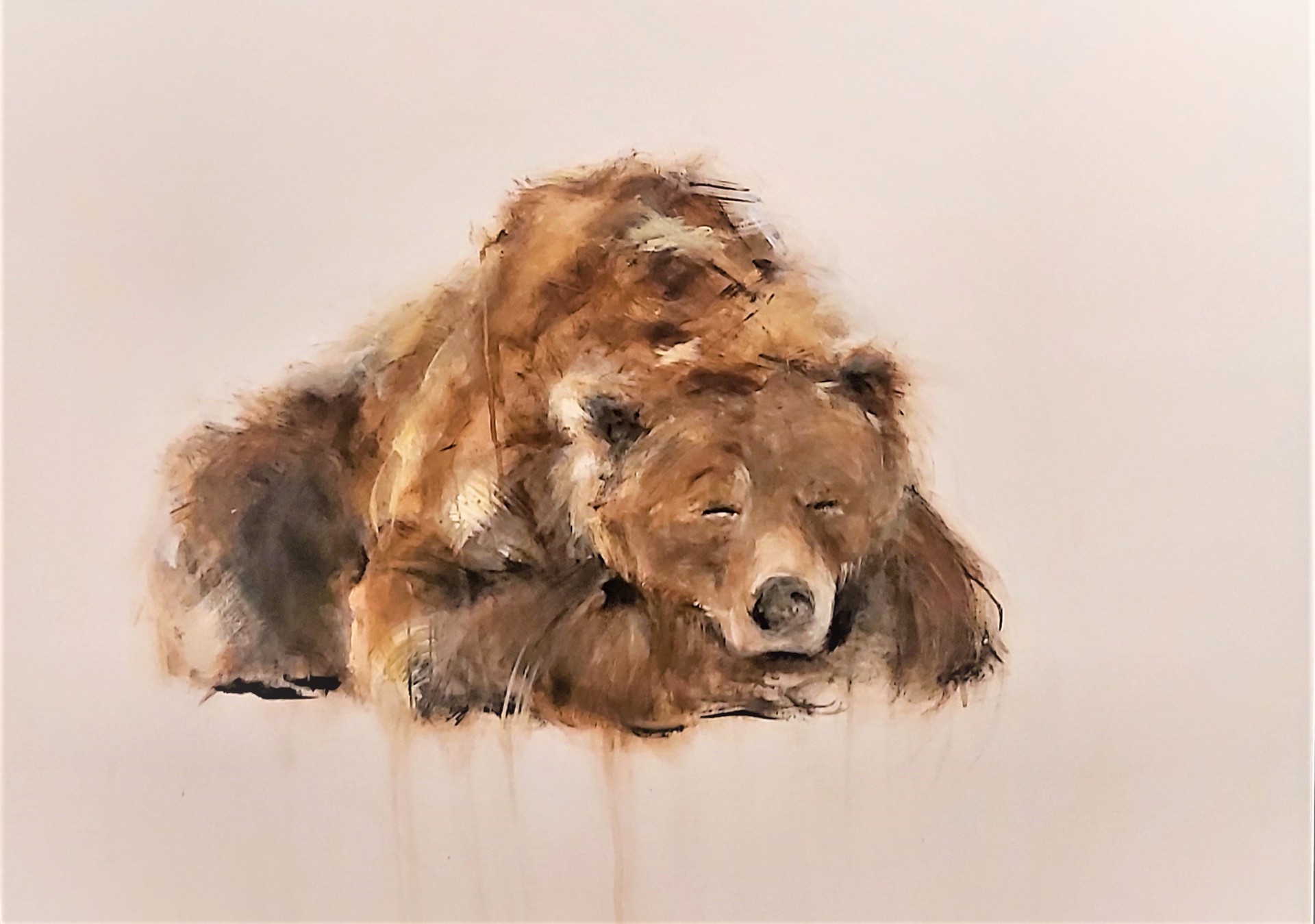 Grizzly Bear II by Myriam Rousseau
