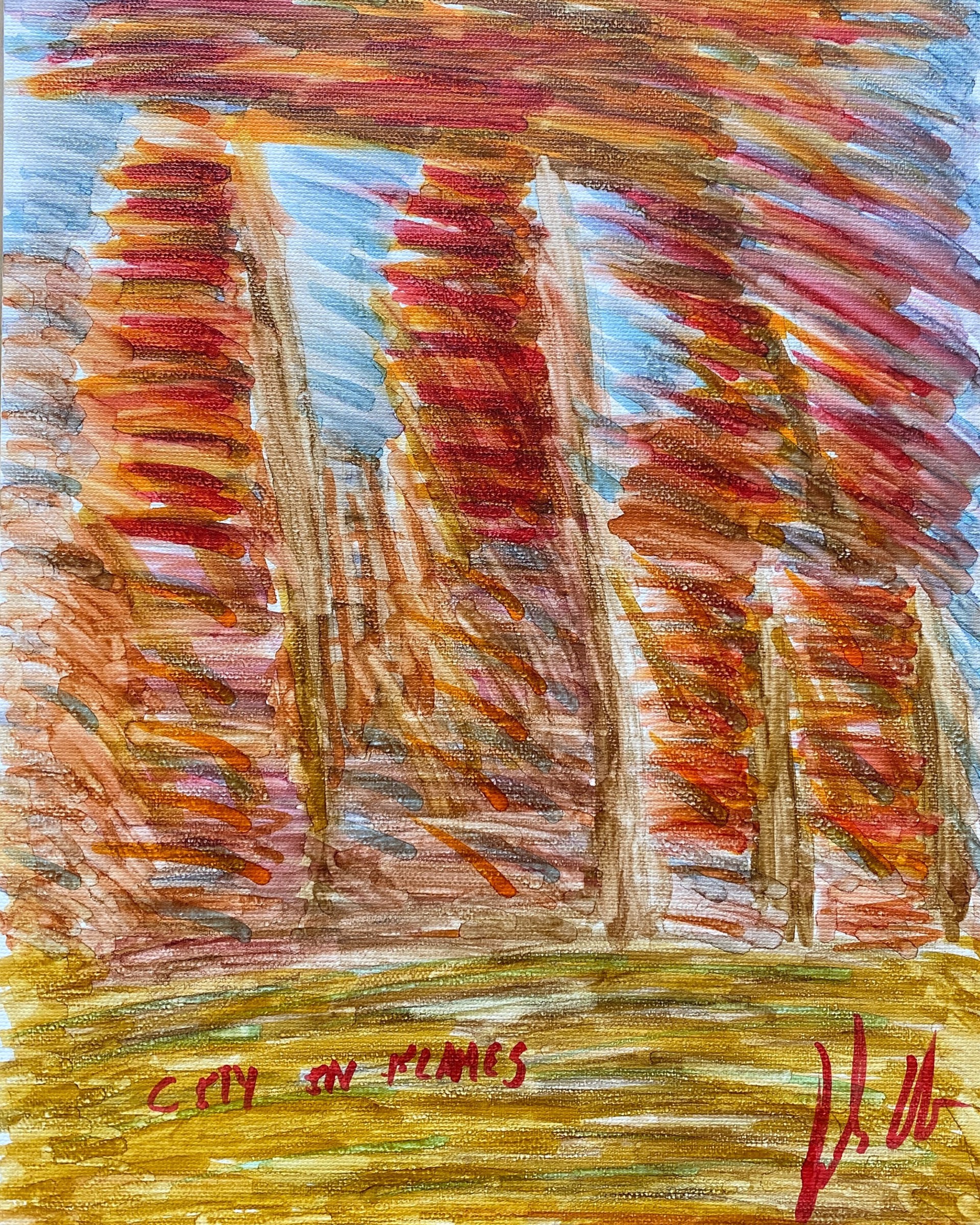 City In Flames by Judith Berman