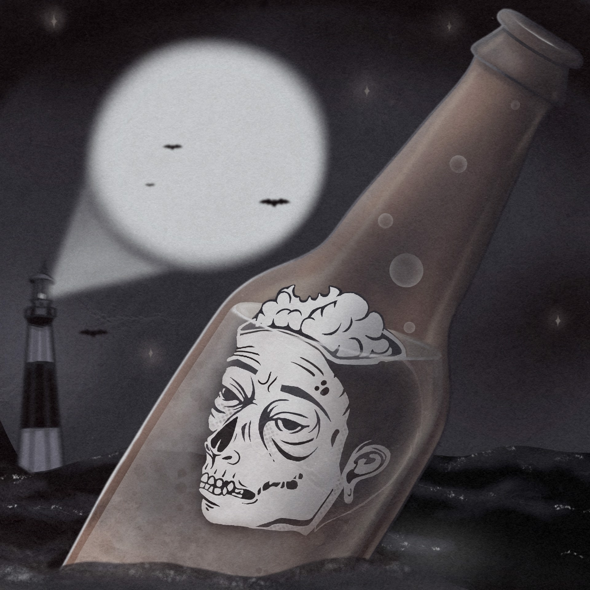 Lost In The Bottle, by Brooke Riggs by Visiting Artists