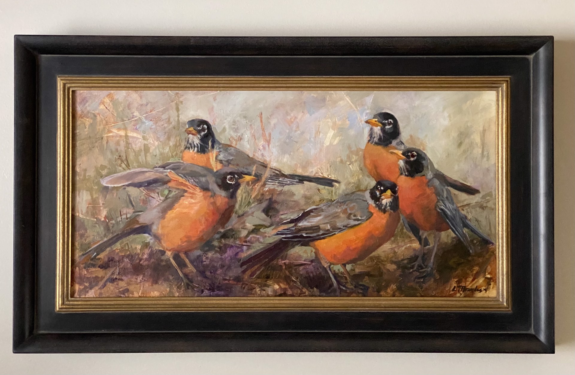 Five Robins by Linda Tracey Brandon