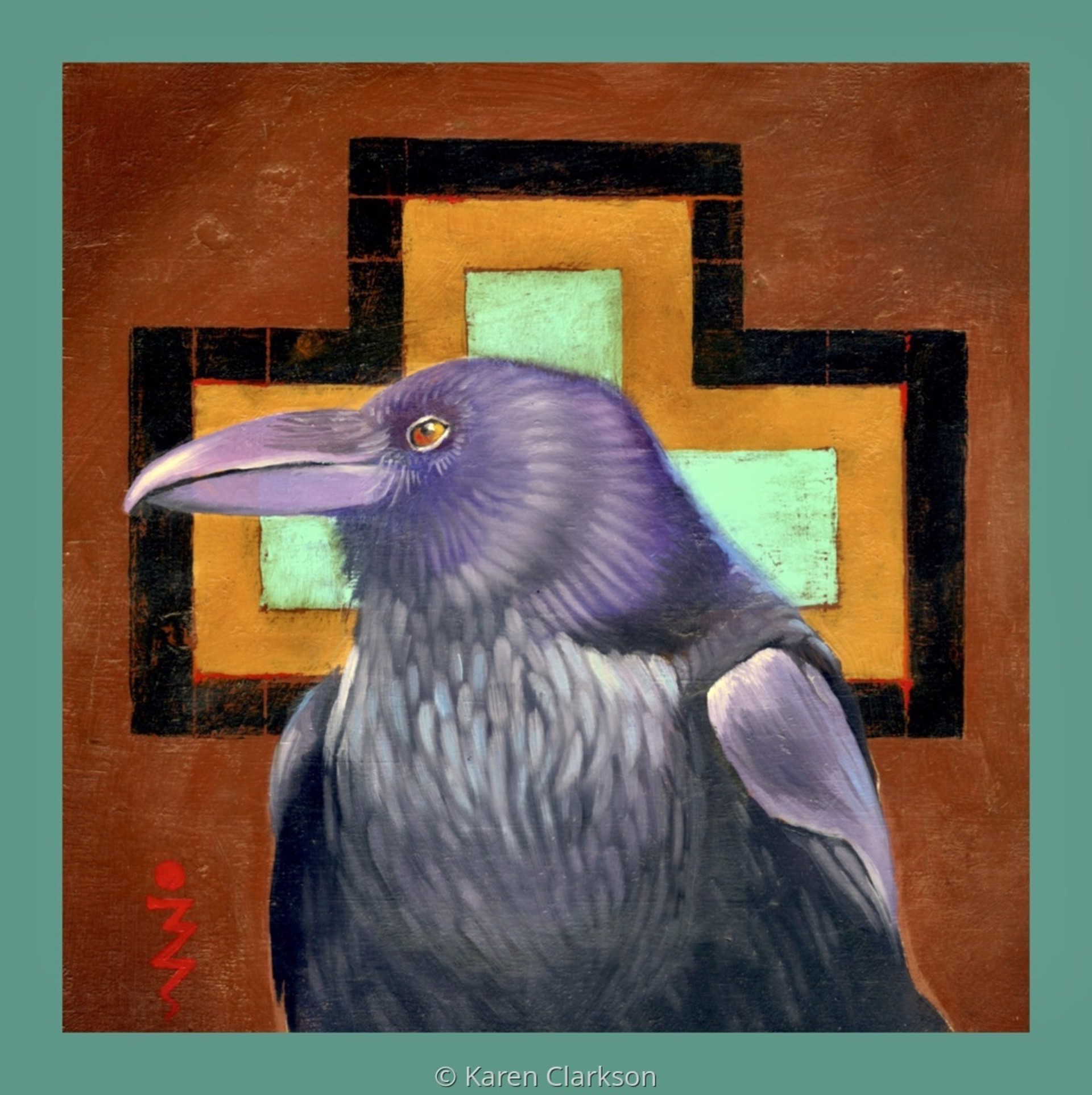 Crow Crossing I by Karen Clarkson