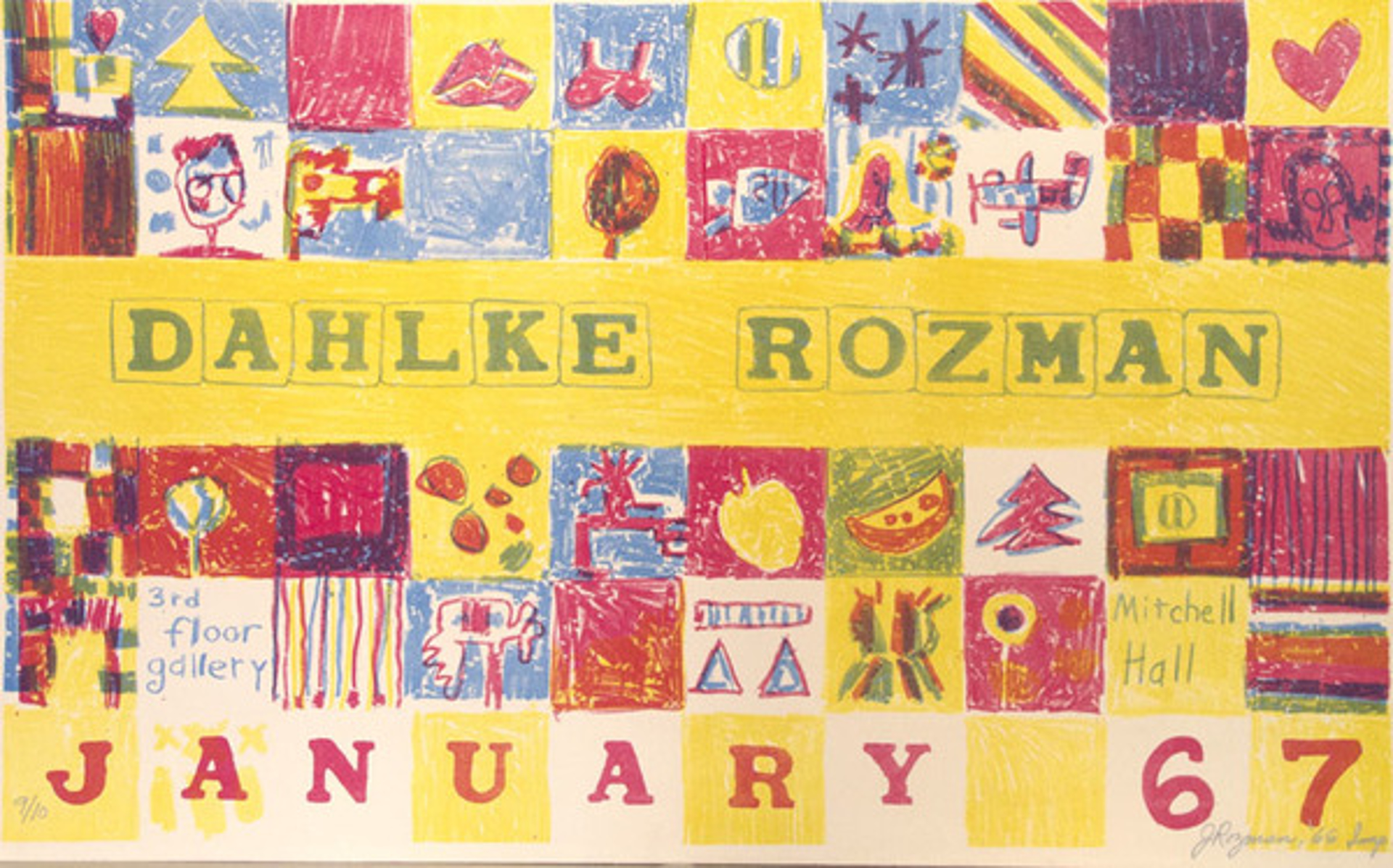 Dahlke-Rozman, Poster by Joseph Rozman
