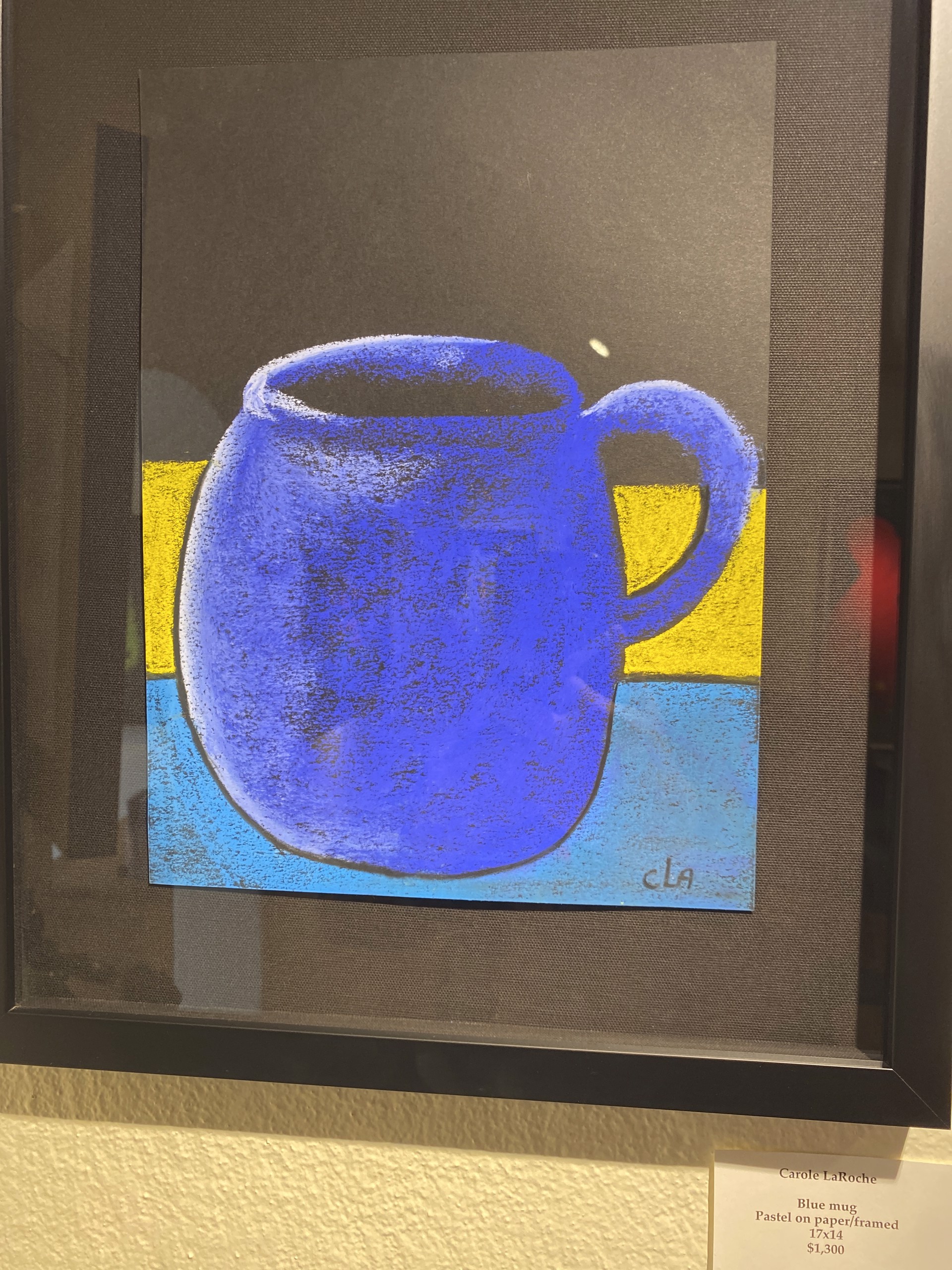 Blue Mug by Carole LaRoche