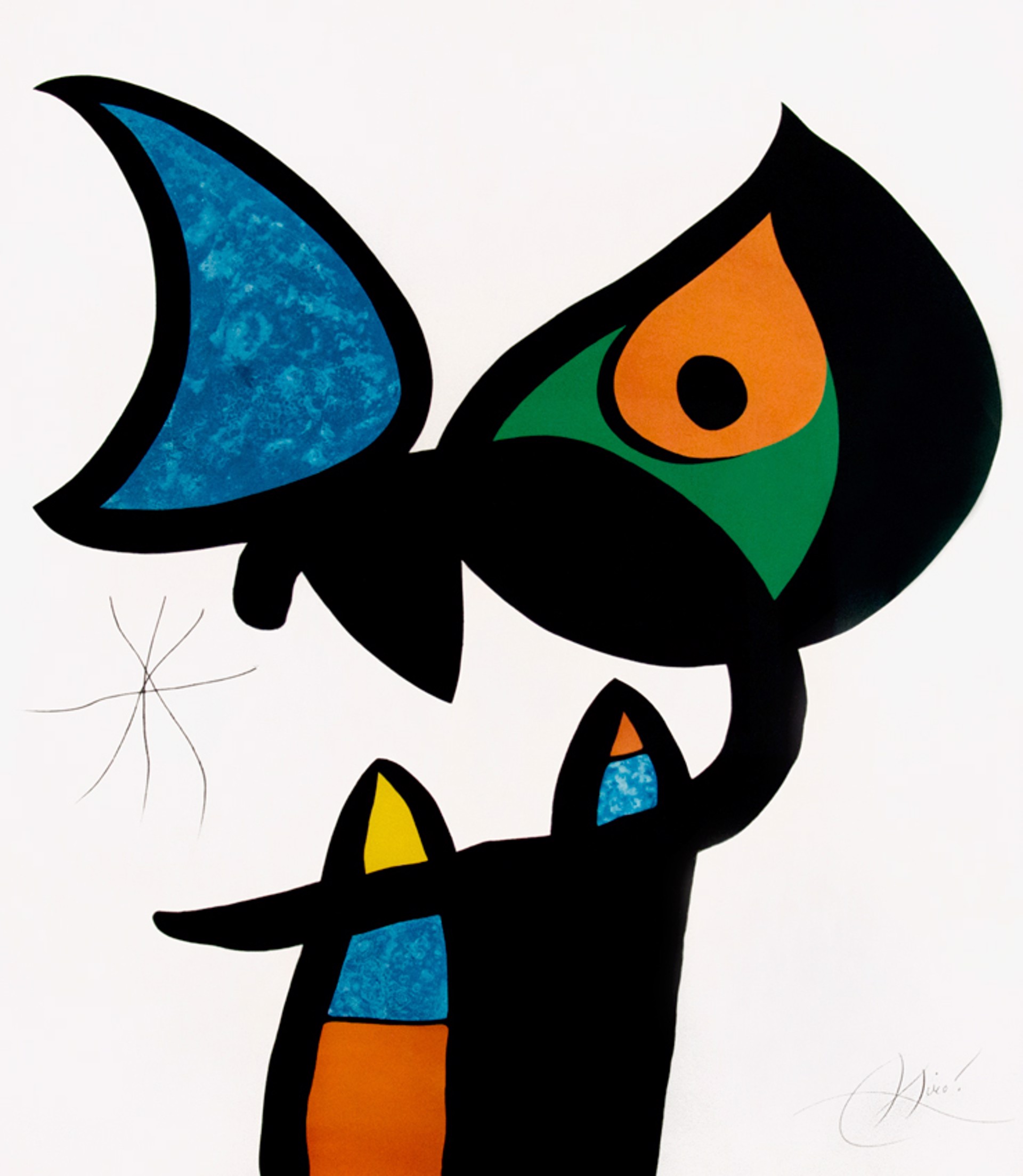 Plate VI from Espriu by Joan Miro (1893 - 1983)