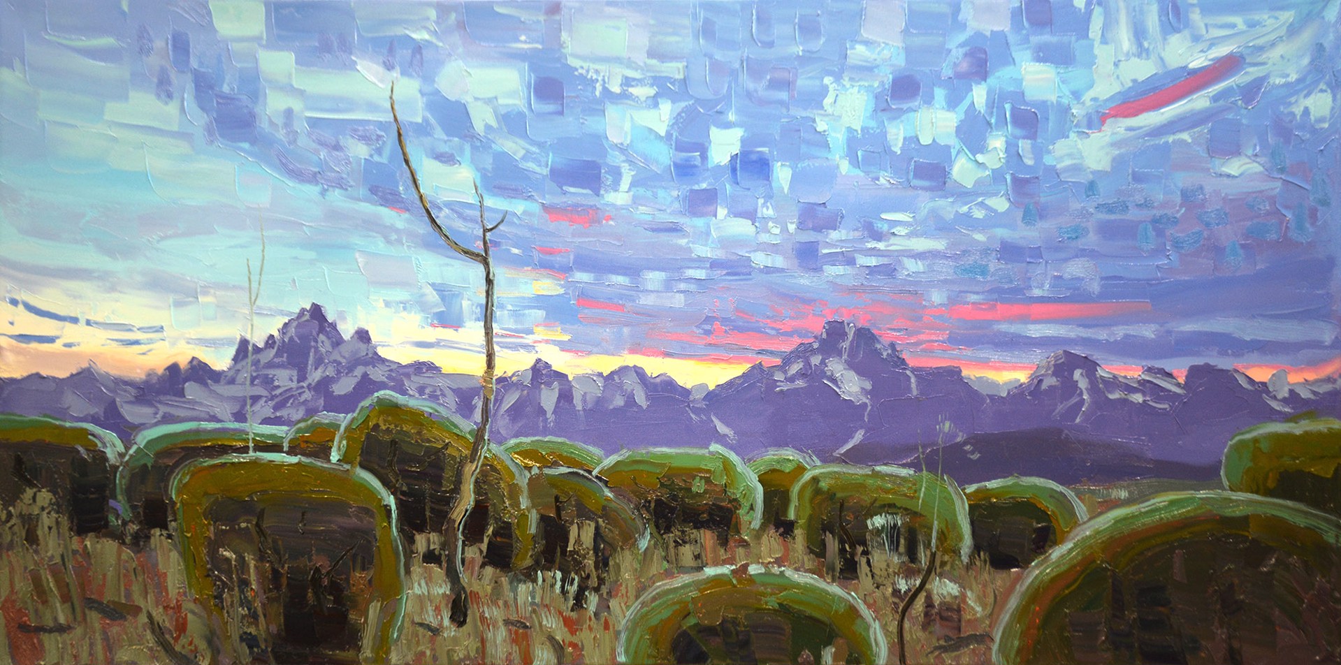 Original Contemporary Oil Painting Of A Grand Teton Landscape By Silas Thompson Available At Gallery Wild