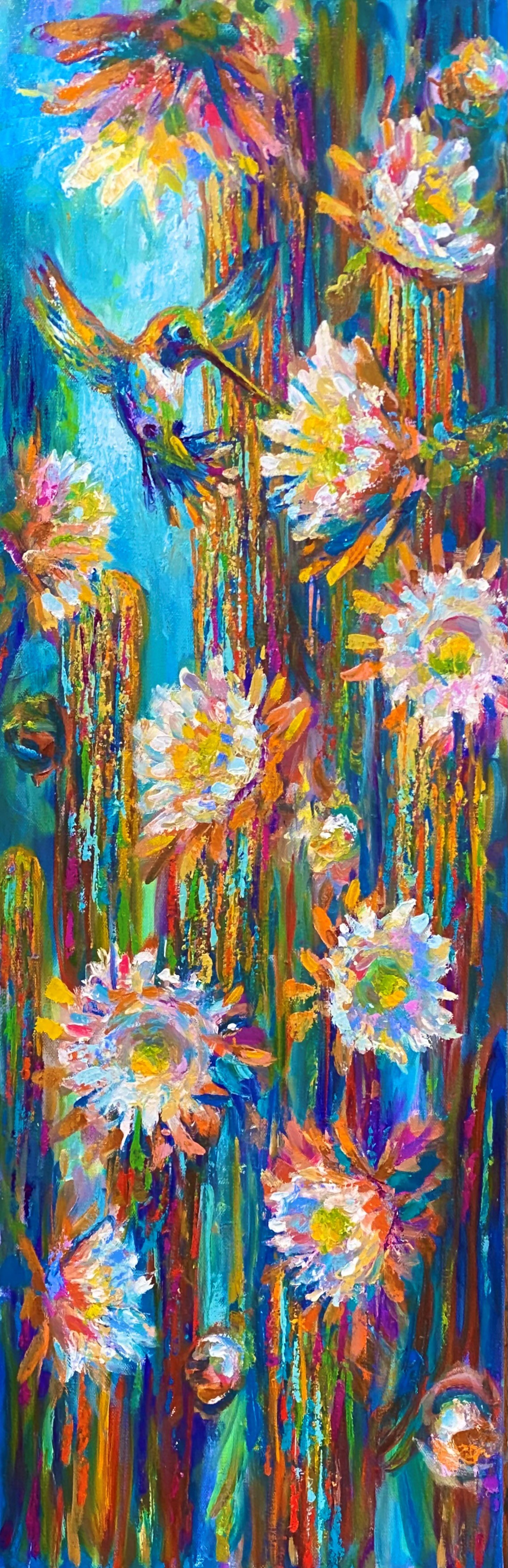 Blooms at Dusk by Barbara Meikle