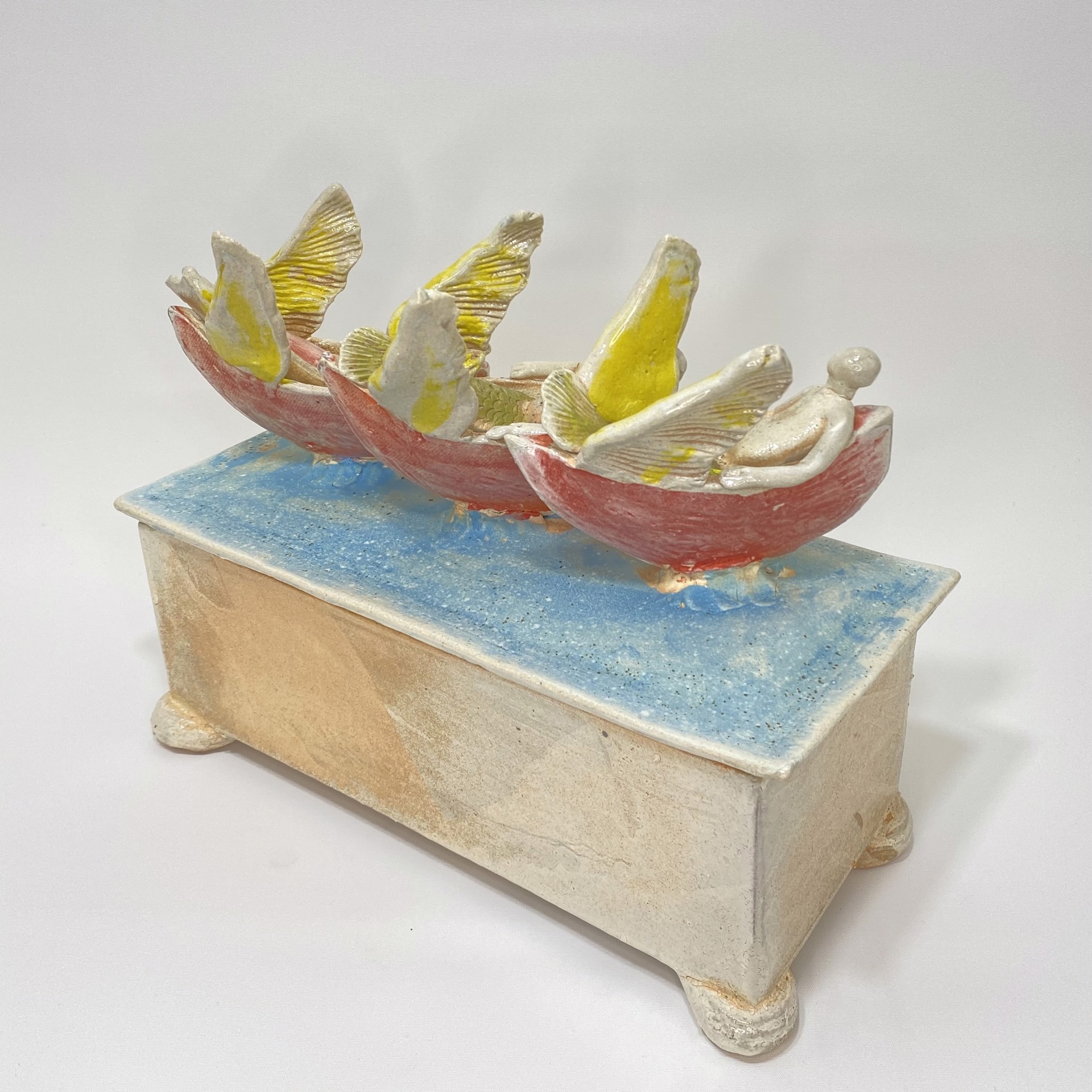 Angel Boat Box by Julius Forzano