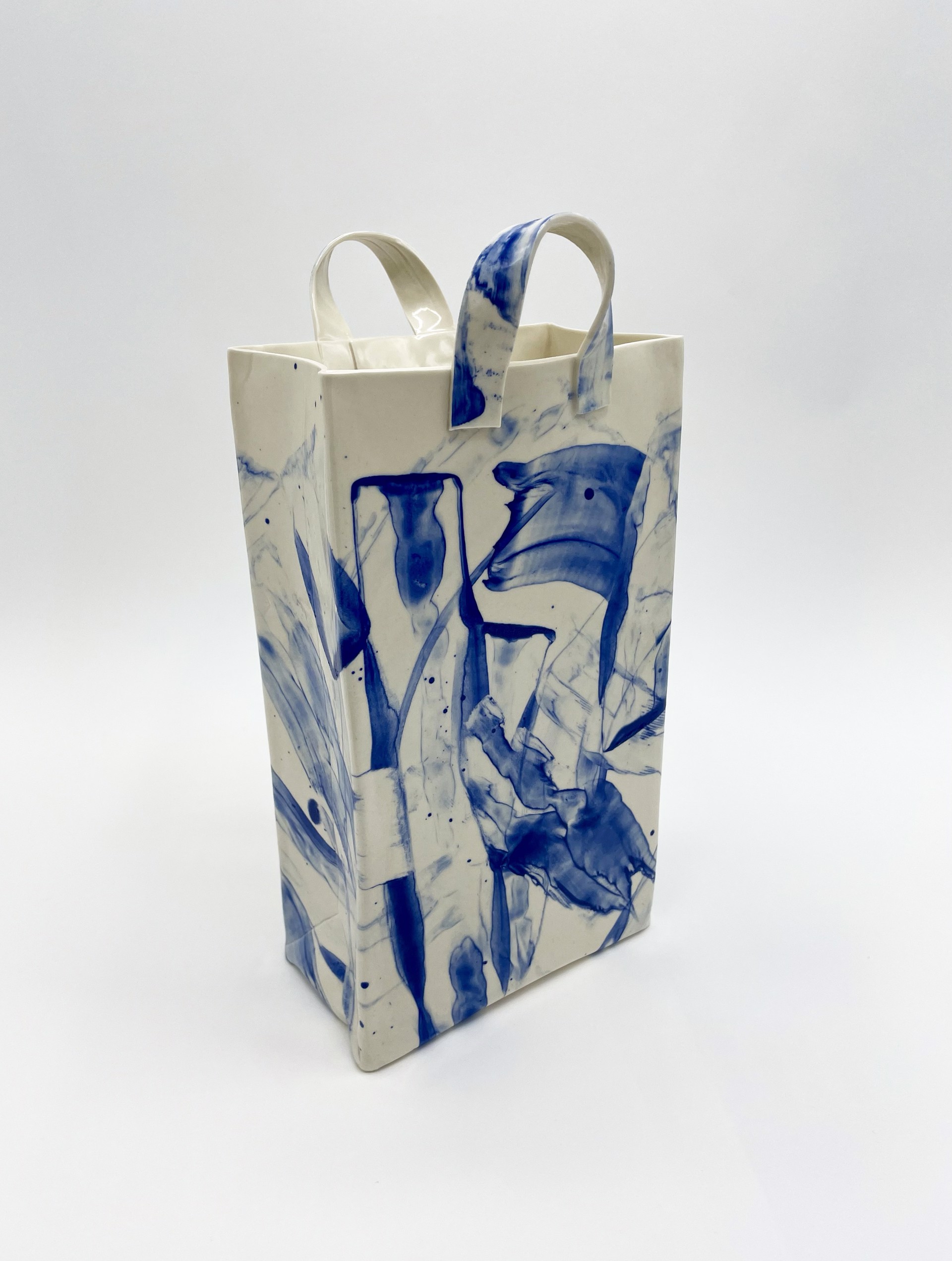 Cobalt Blue Bag by Chandra Beadleston