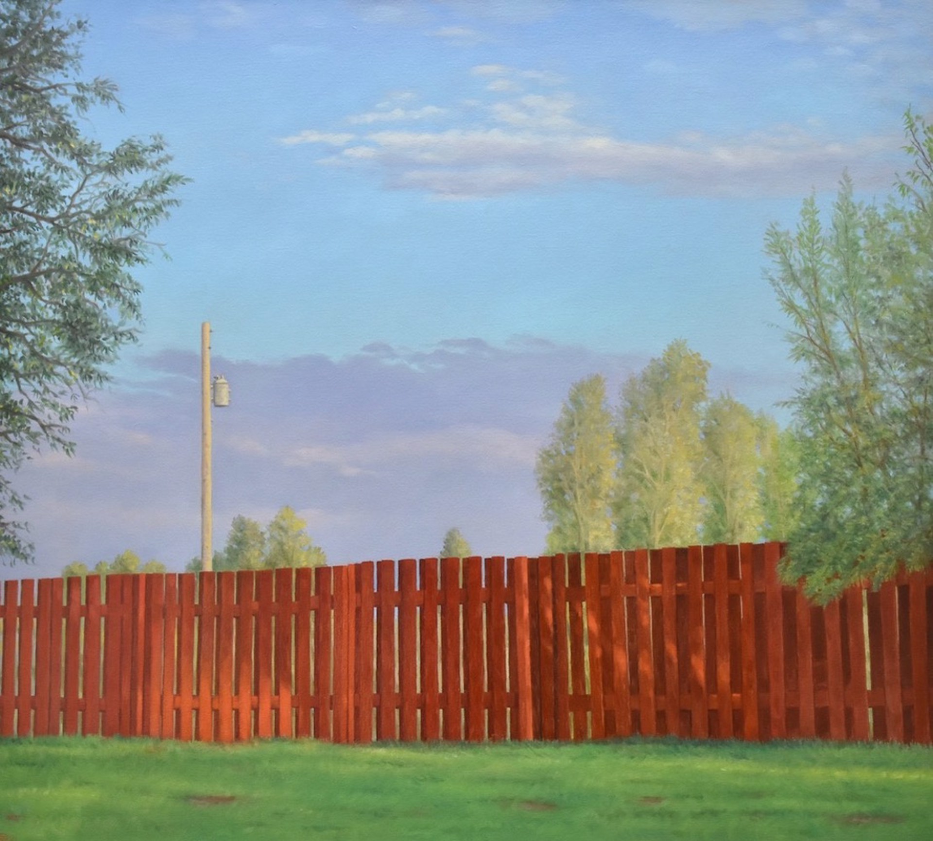 The Red Fence by Willard Dixon
