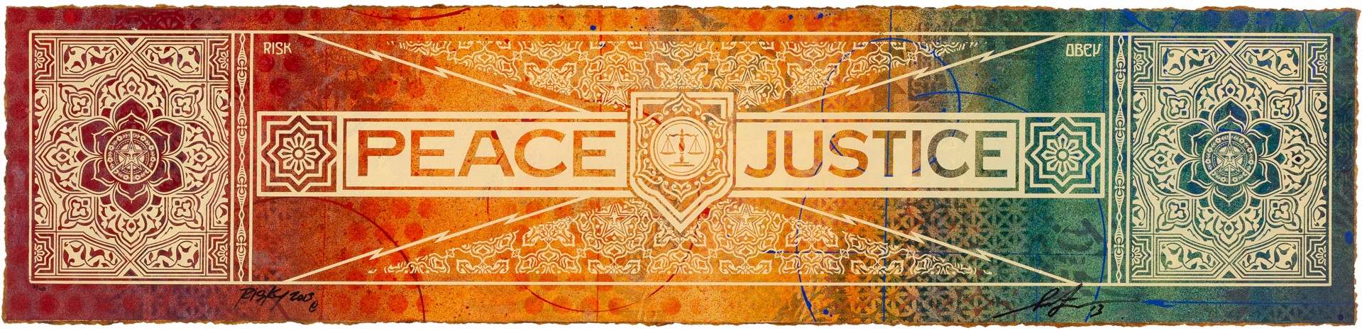 Peace and Justice | RISK X Shepard Fairey by Risk