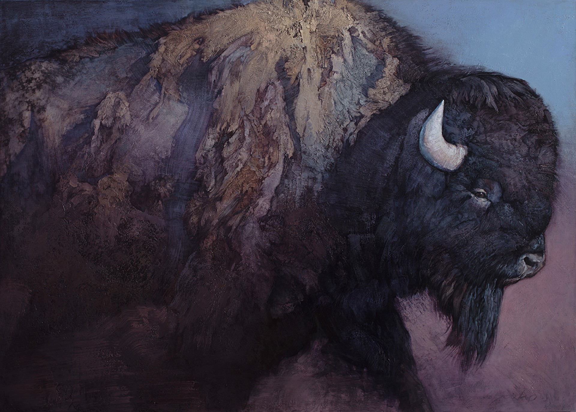 Bison Bull by Jill Soukup