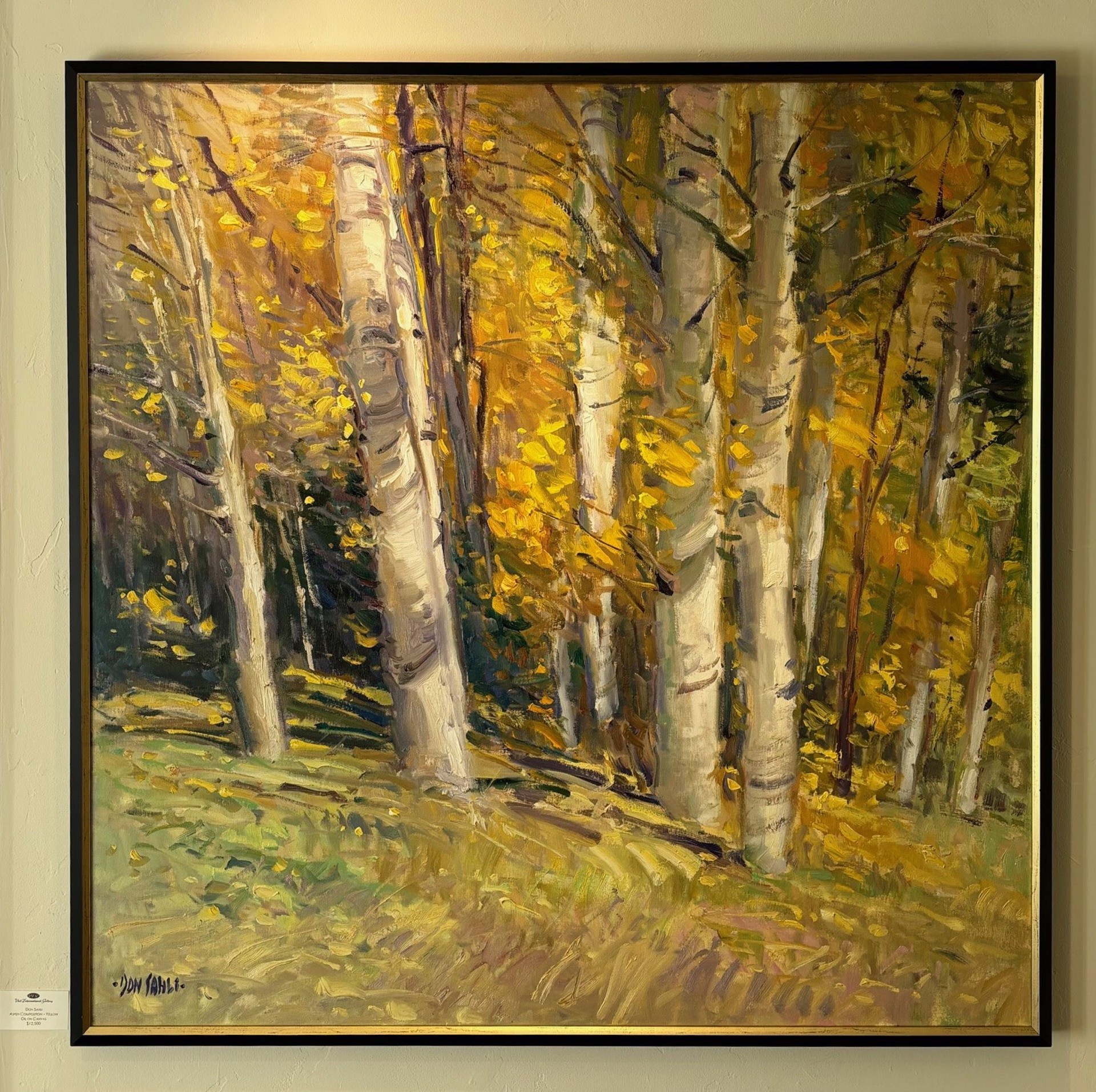 Aspen Composition, Yellow by Don Sahli