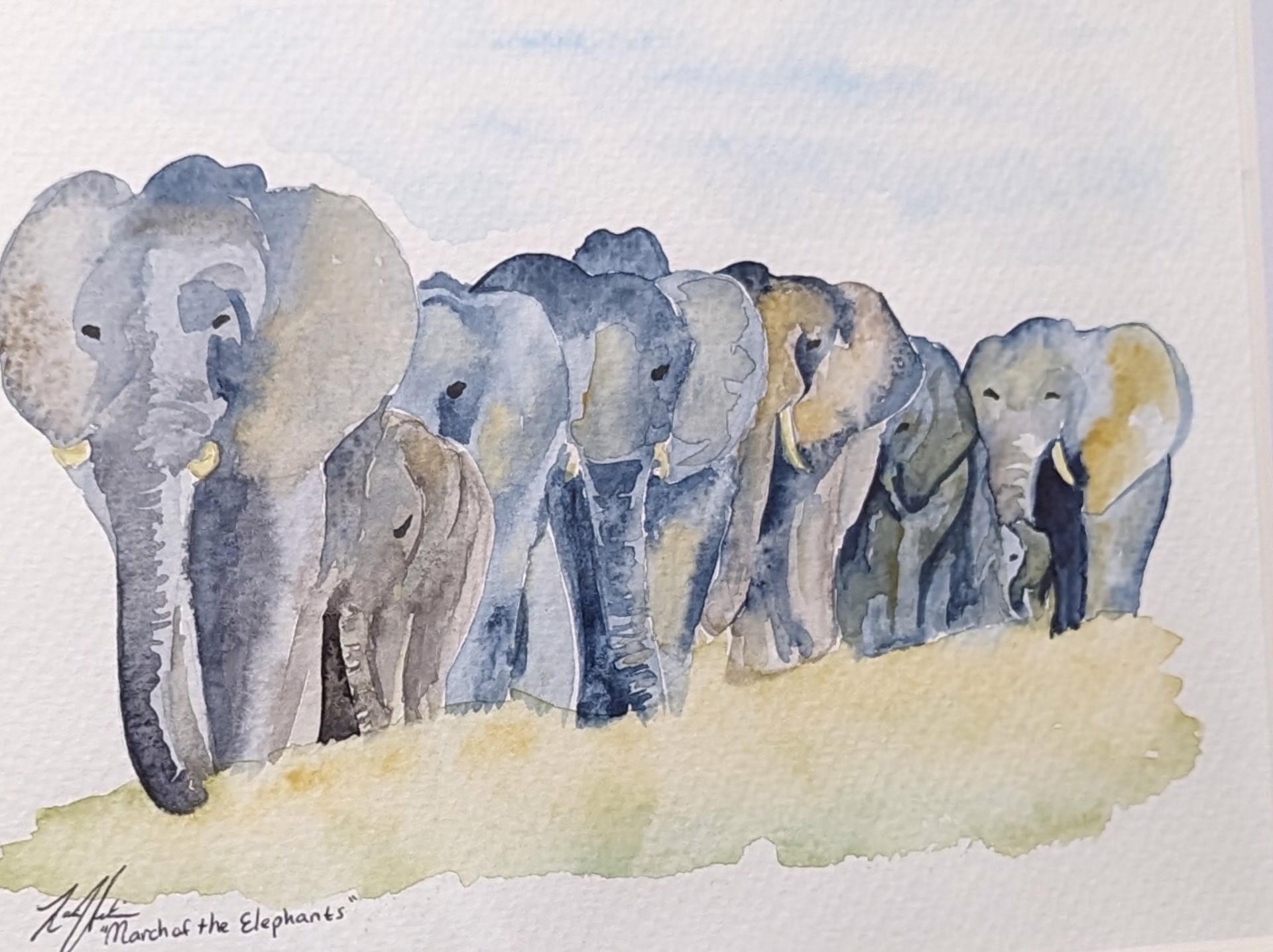 March of the Elephants by Lani Hankins