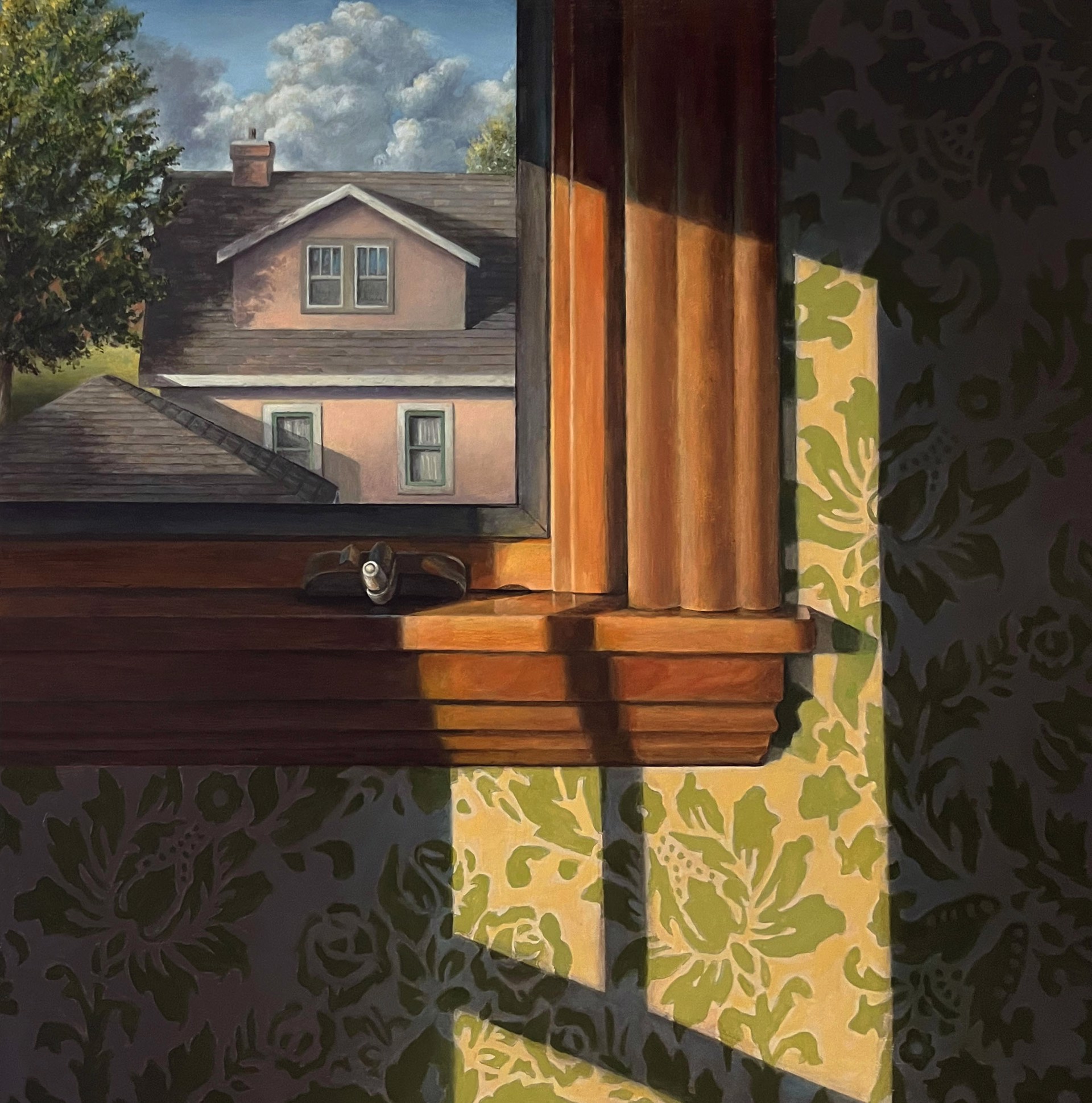 Wallpaper Shadow and House by Michael Banning
