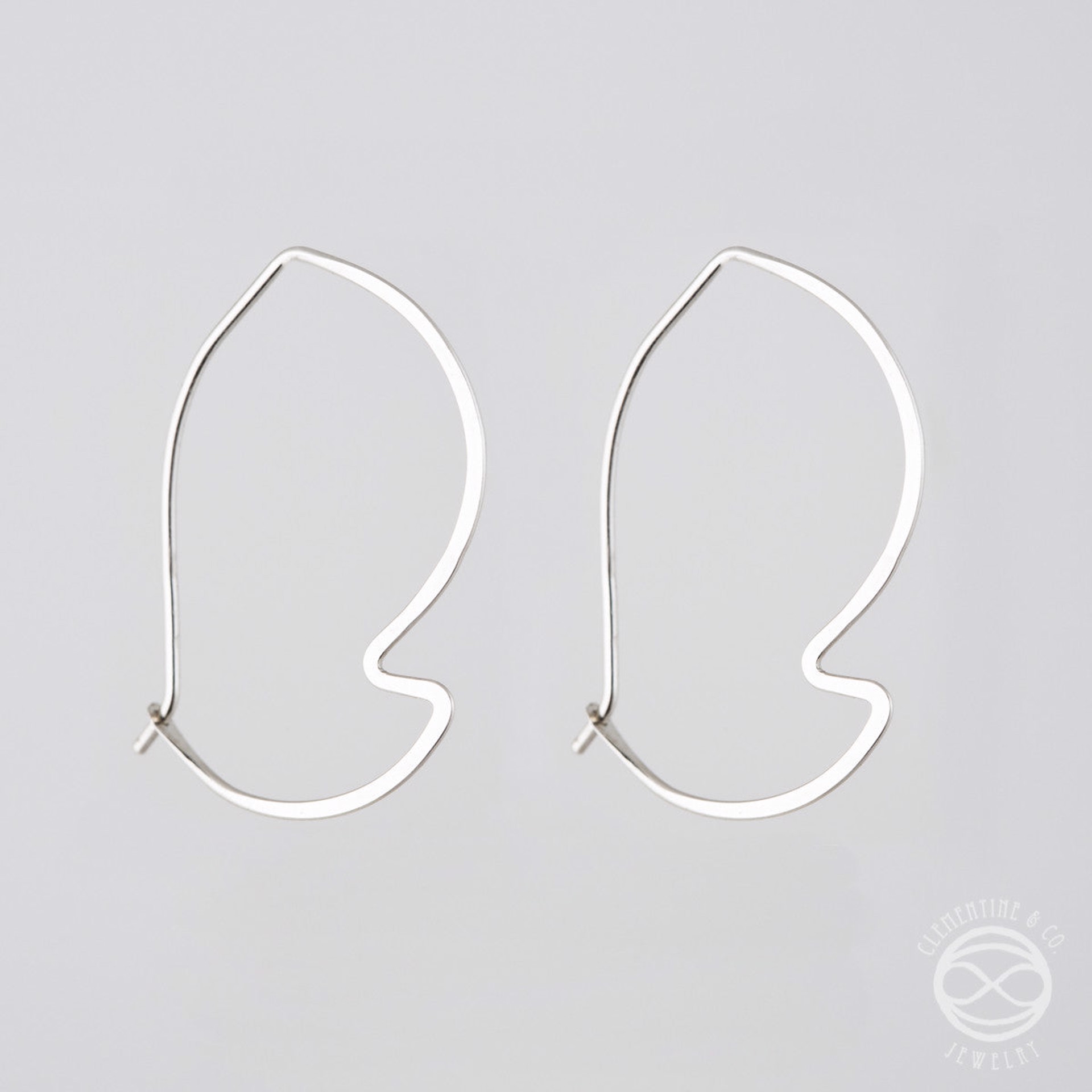 Pi Earrings  -  Leaf by Clementine & Co. Jewelry