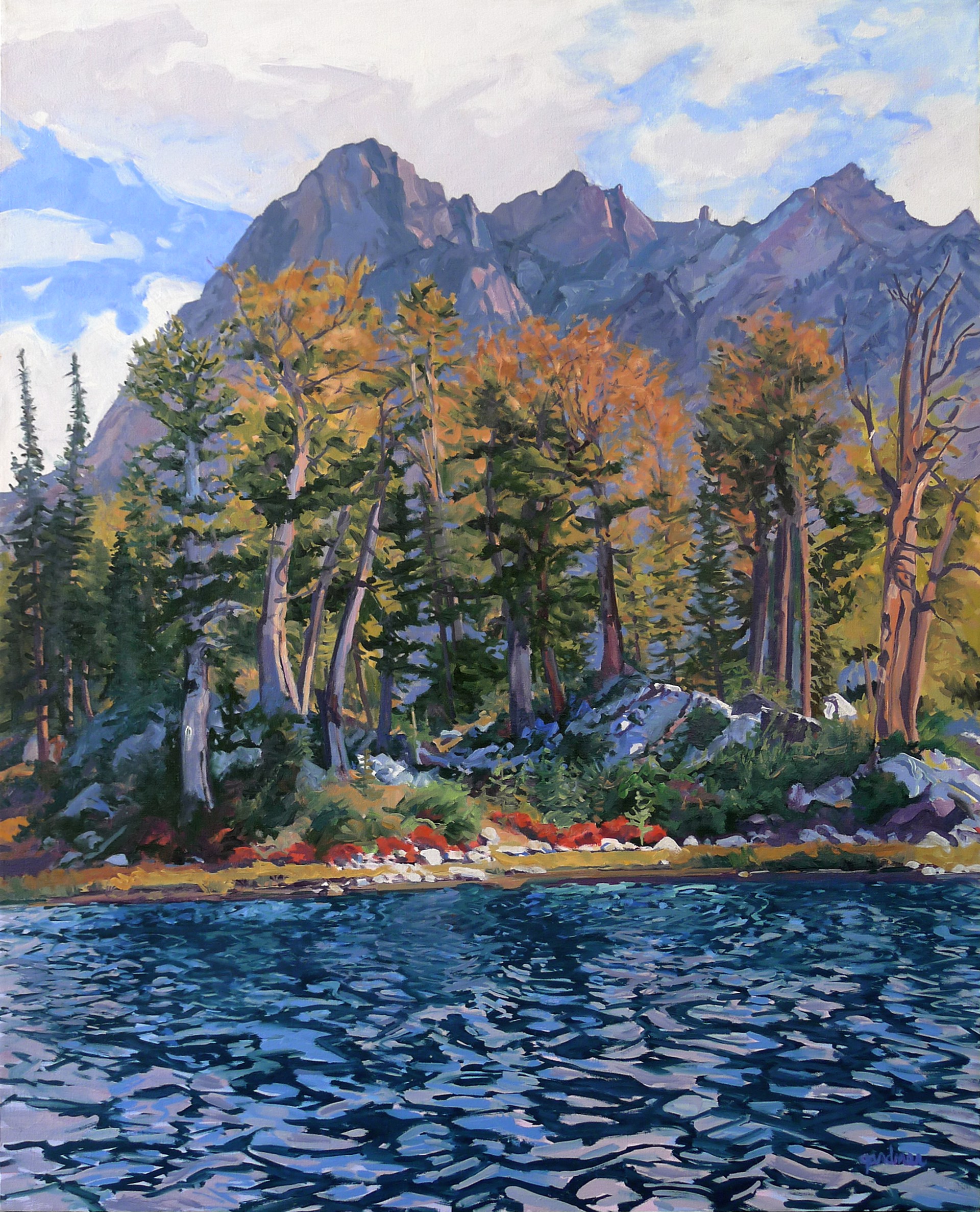 Wind on the Water (Alice Lake) by Sheila Gardner