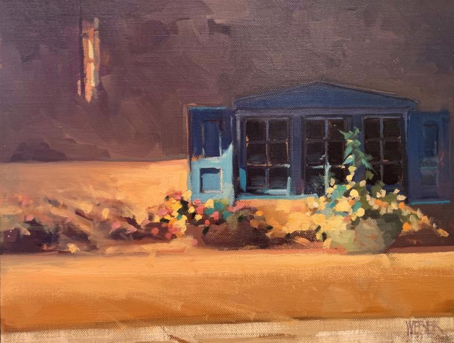 Blue Shutters by Donald Weber
