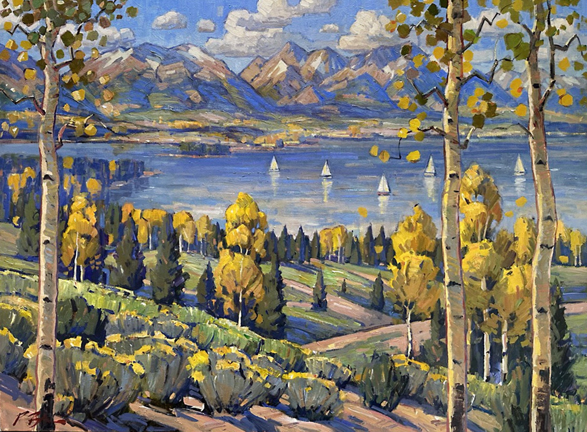 Lake Dillon Autumn by Perry Brown