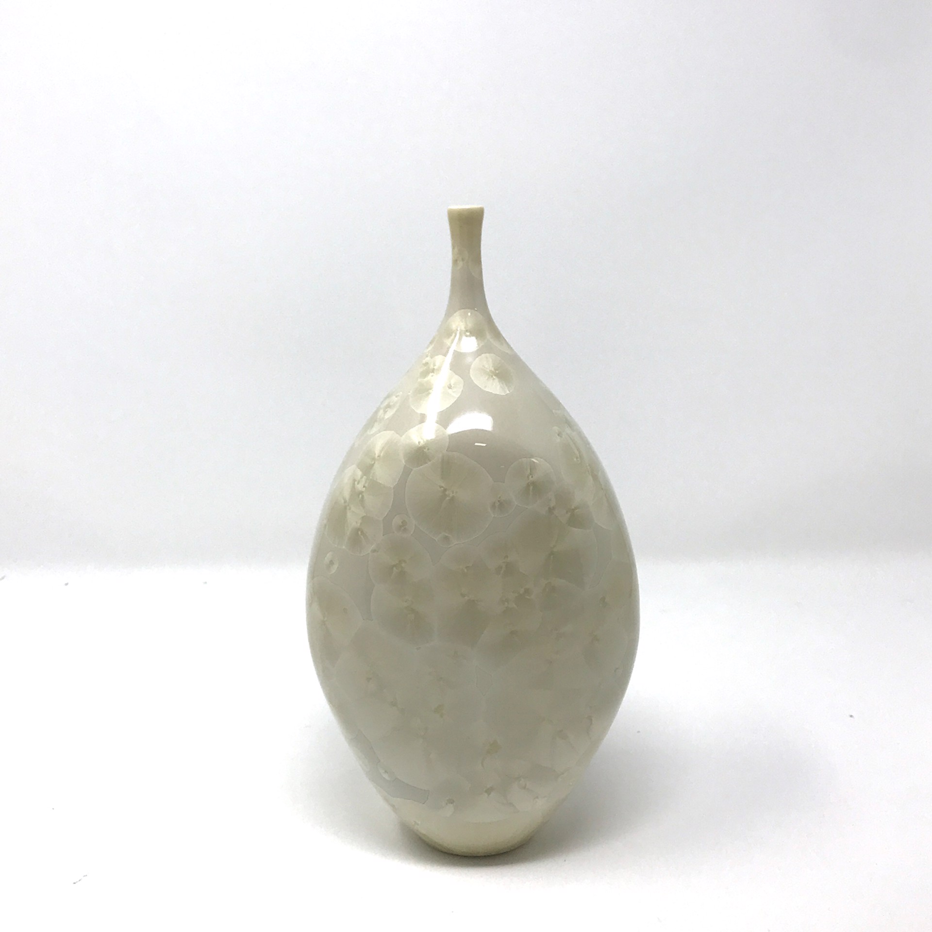 Cream Vase VII by Jim Keffer