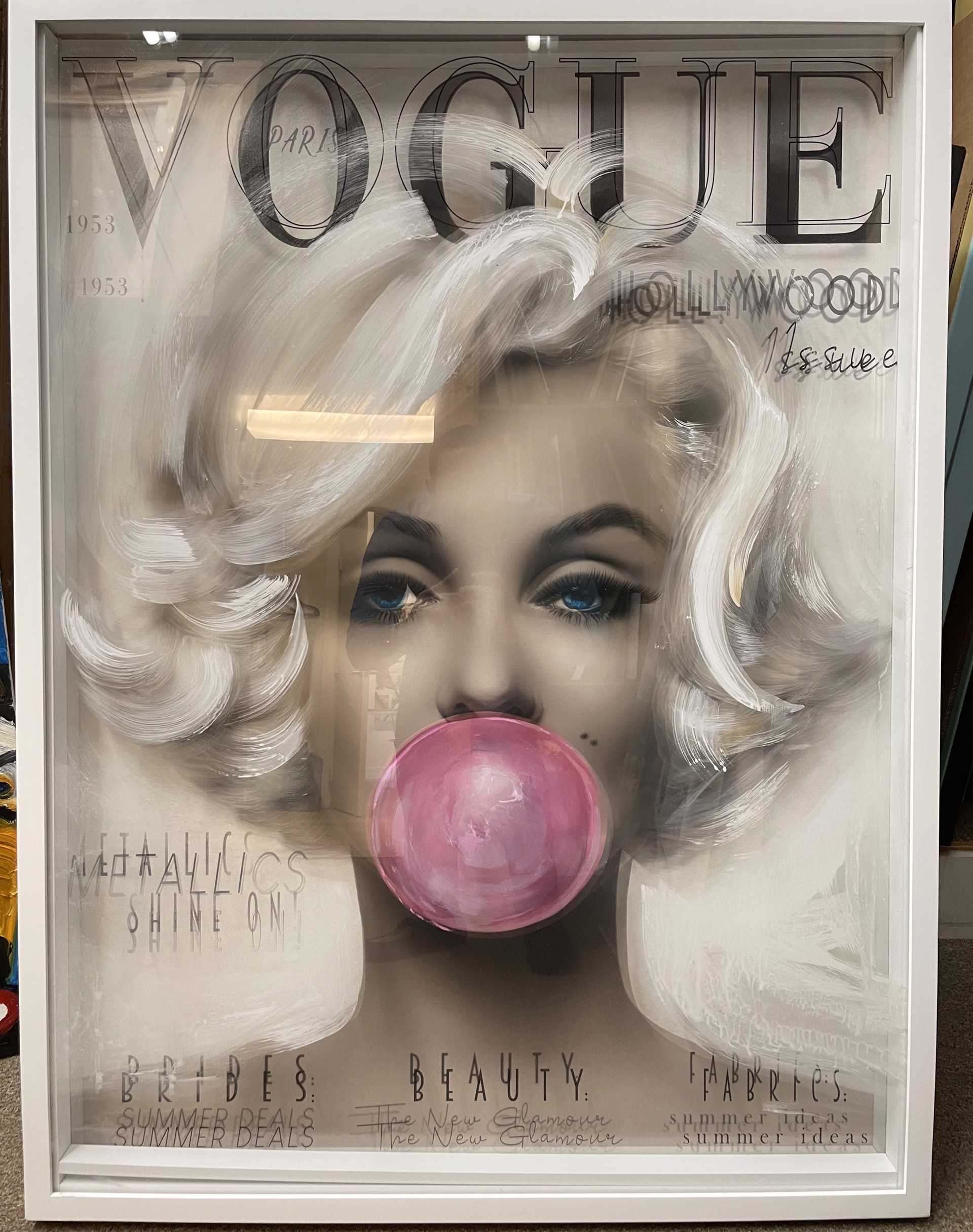 Vogue (Marilyn-Pink Bubble) by Dean Johnson