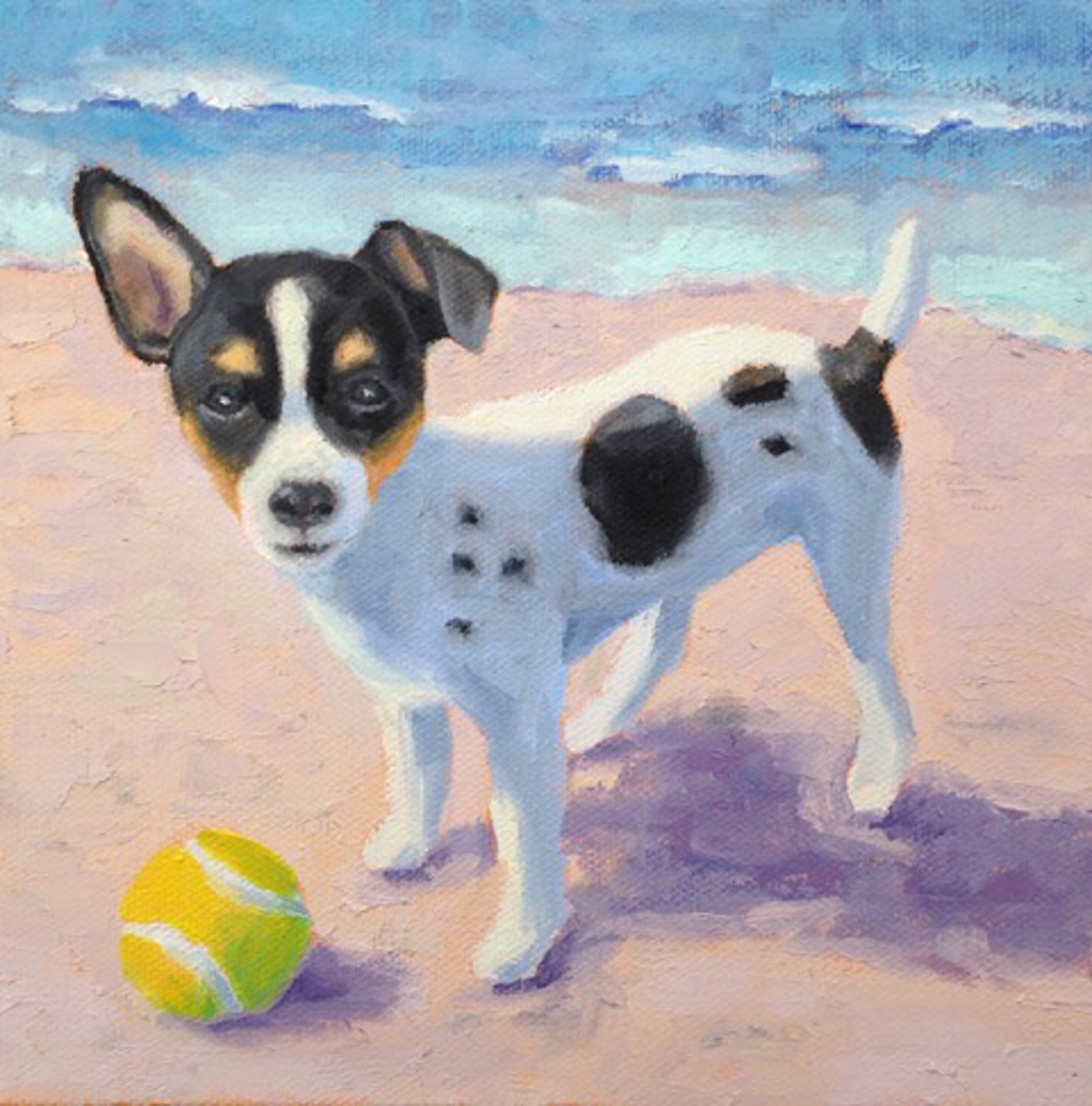 Puppy at the Beach by Pat Doherty
